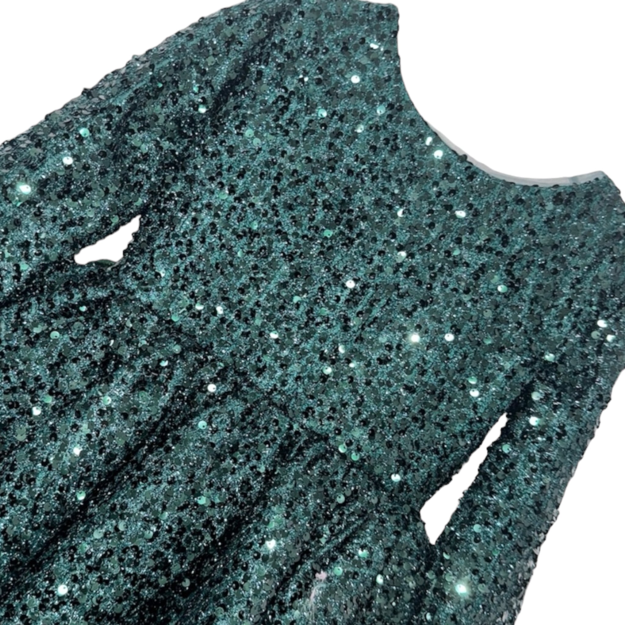 Long sleeve sequin bow Dress