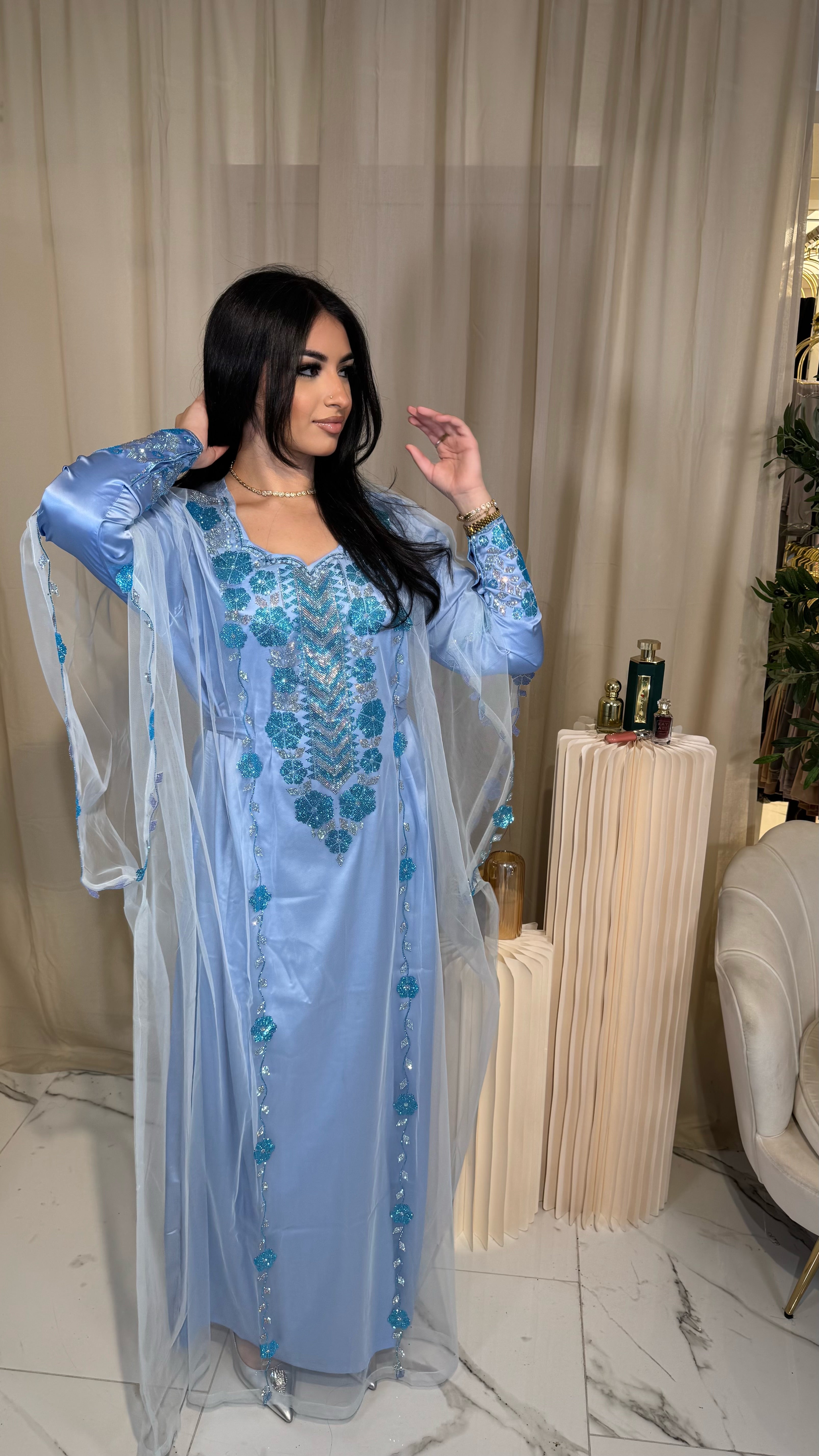 Blue Emirati Thobe
