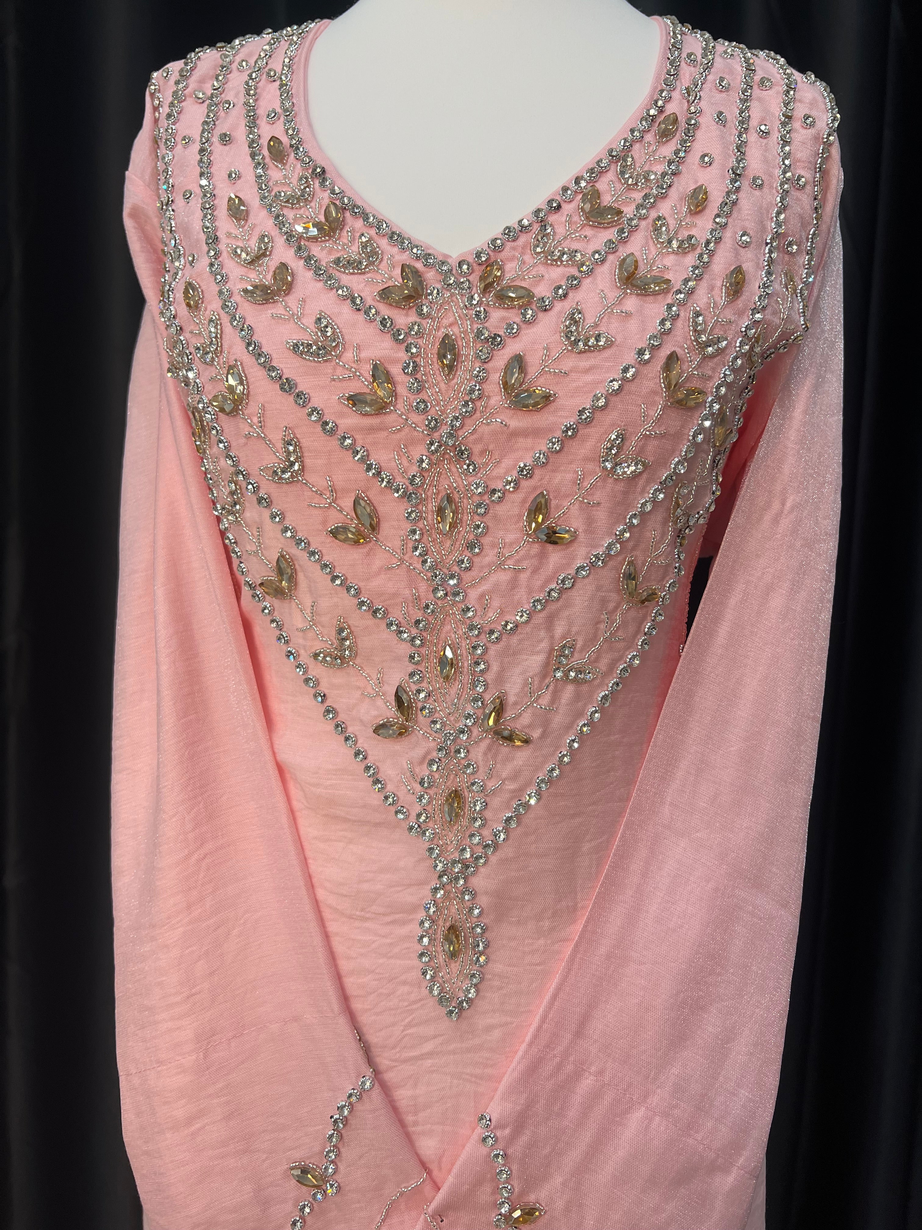 Baby Pink Shimmer Makhawer Size (54)