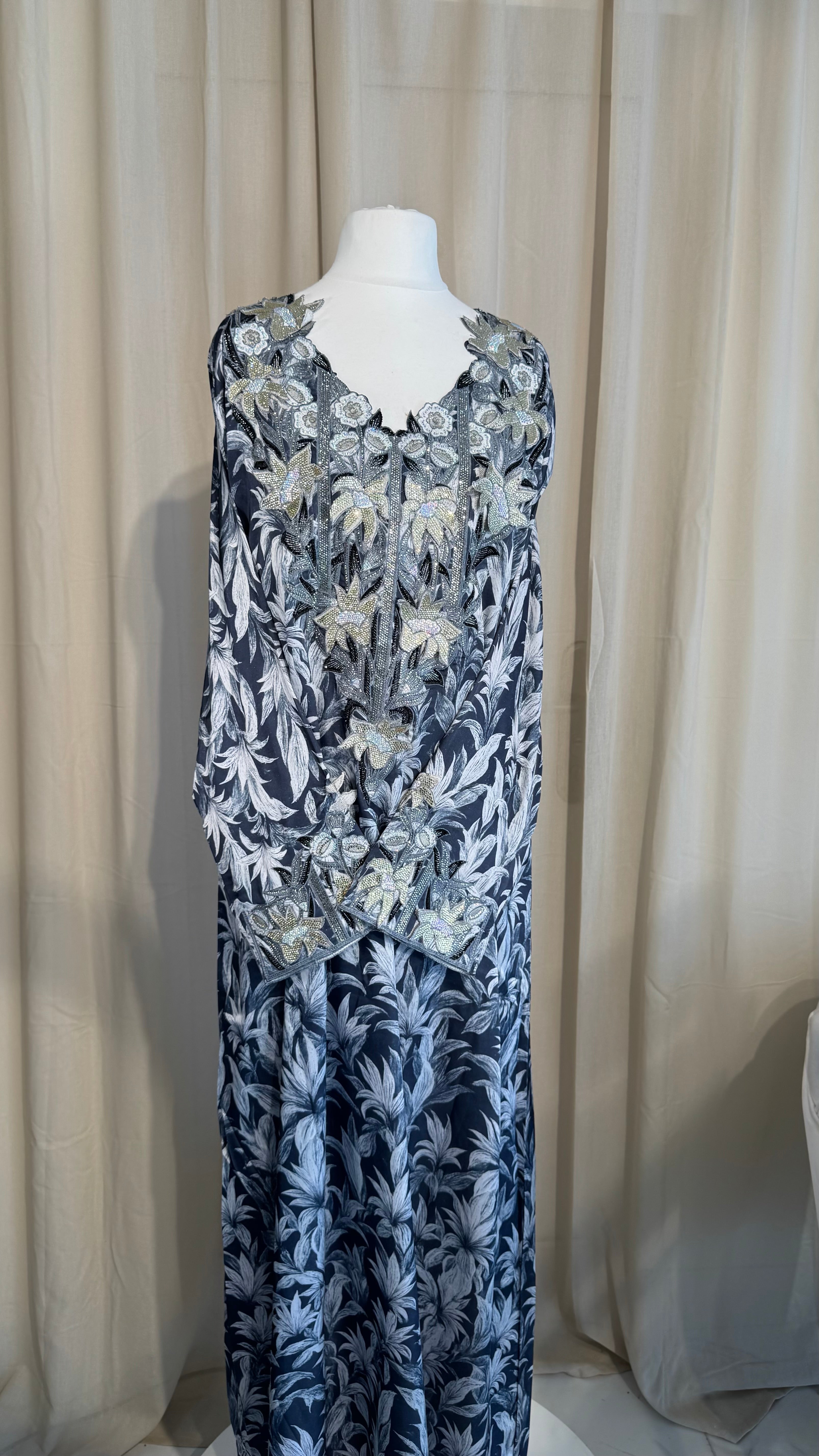 *VIP* 3D Blue Silk Makhawer