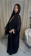 Load image into Gallery viewer, Single chiffon Abaya &amp; Scarf (flower)
