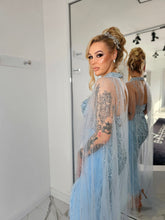 Load image into Gallery viewer, Choker Embellished Feather Dress
