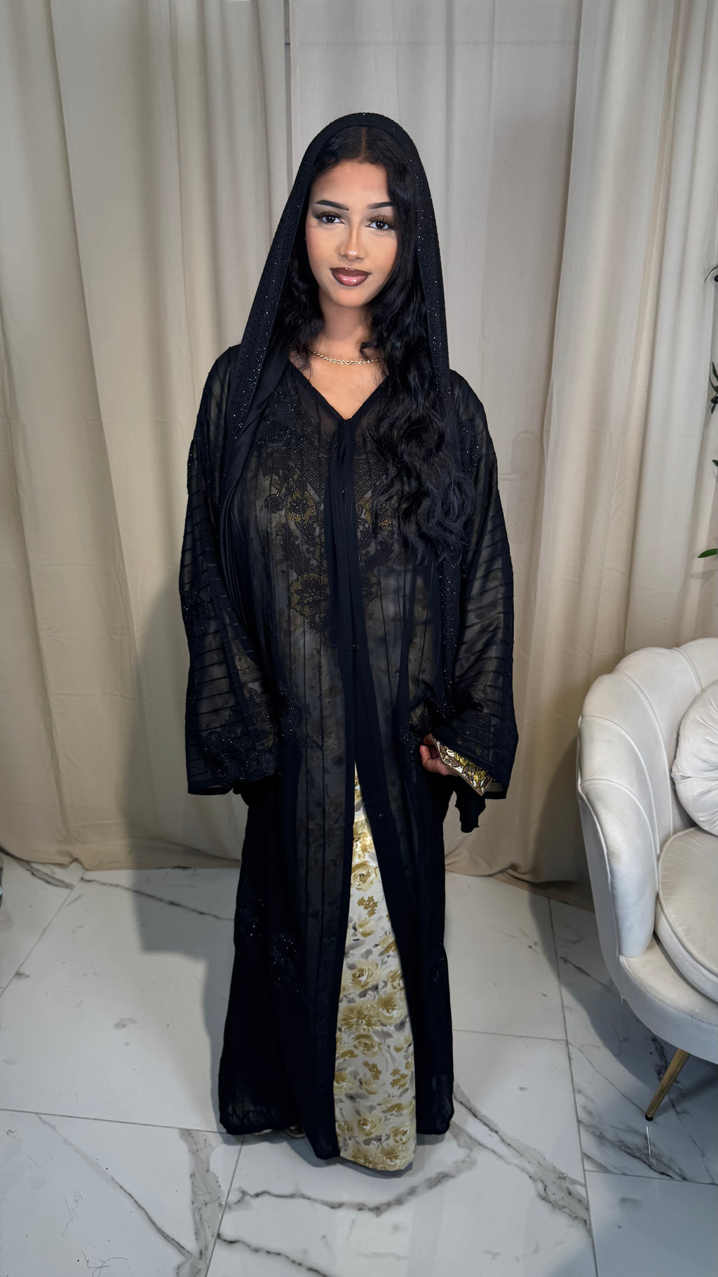 Premium Single Chiffon Abaya