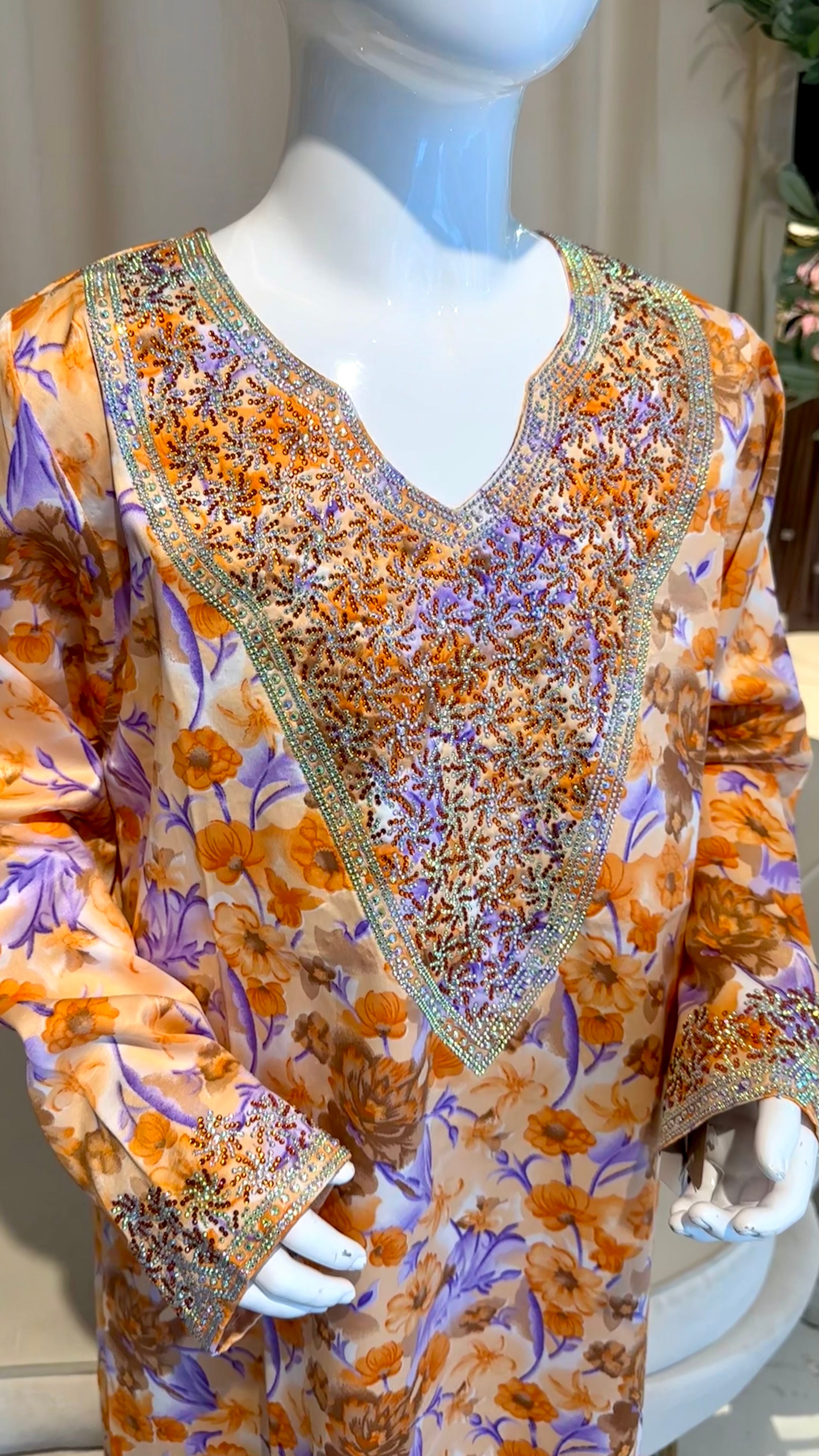 Orange/purple kids Makhawer