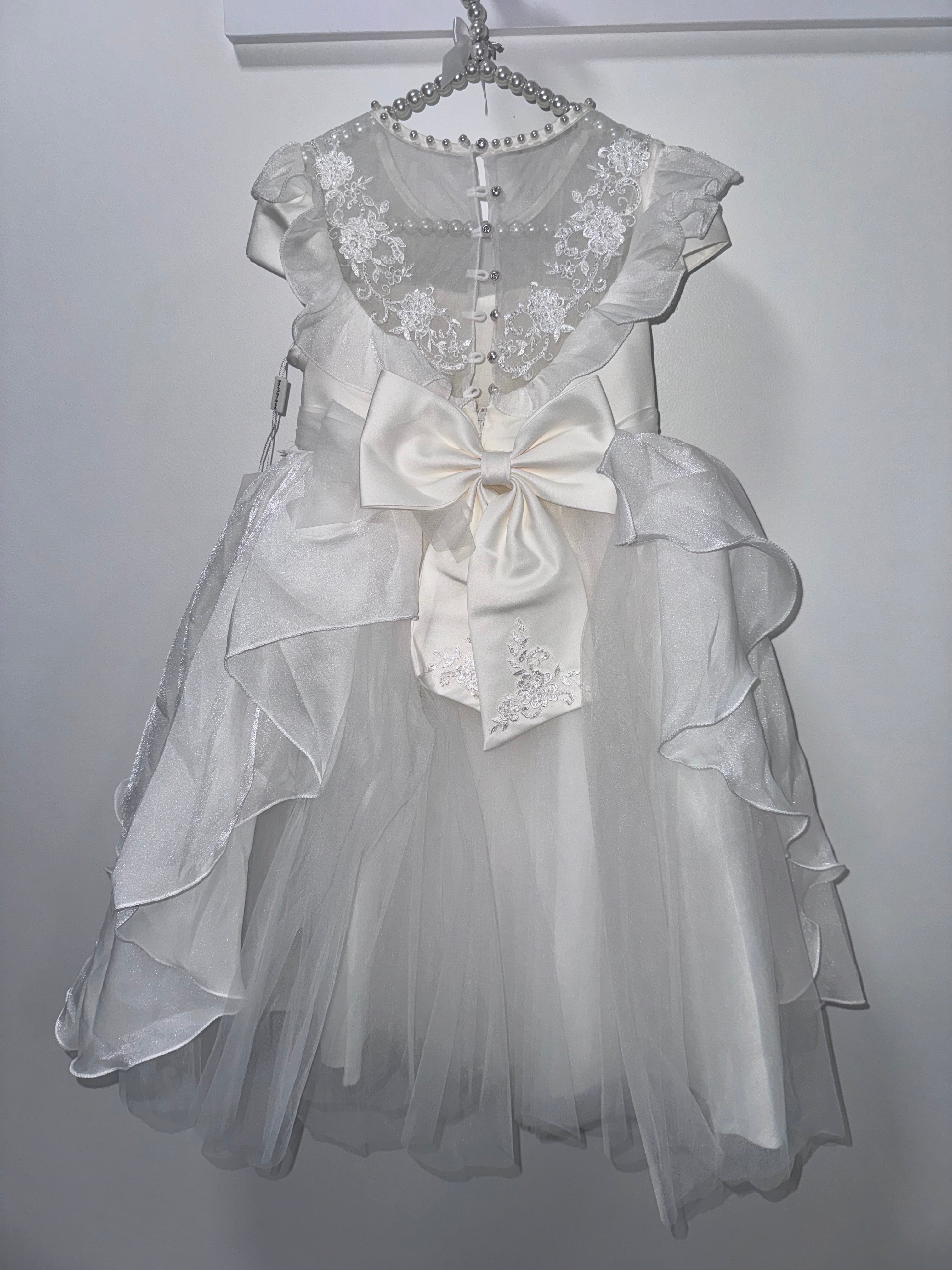 Lace and Pearl Party Dress
