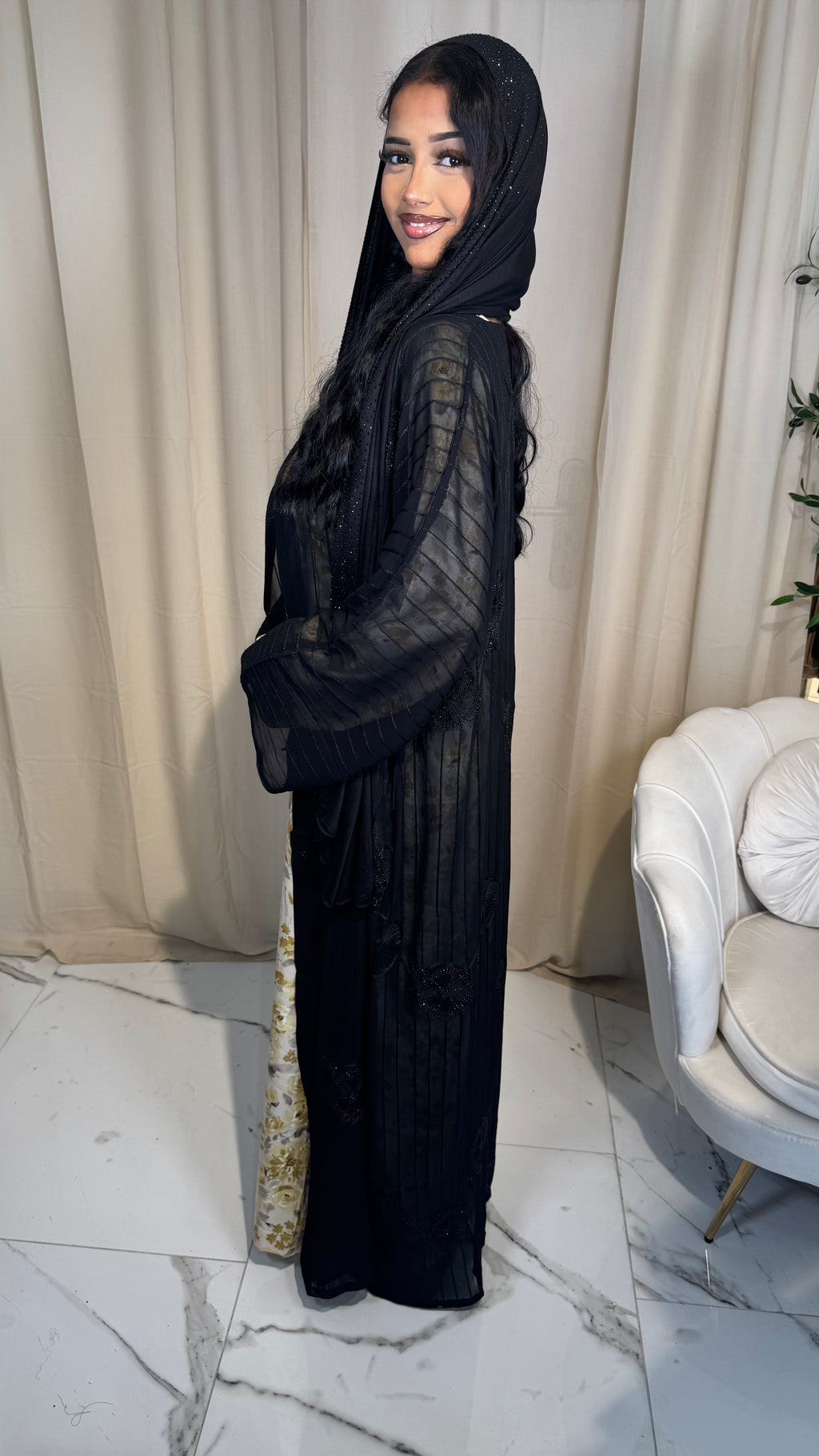 Premium Single Chiffon Abaya