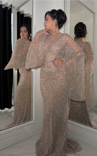 Load image into Gallery viewer, Wide sleeve embellished dress
