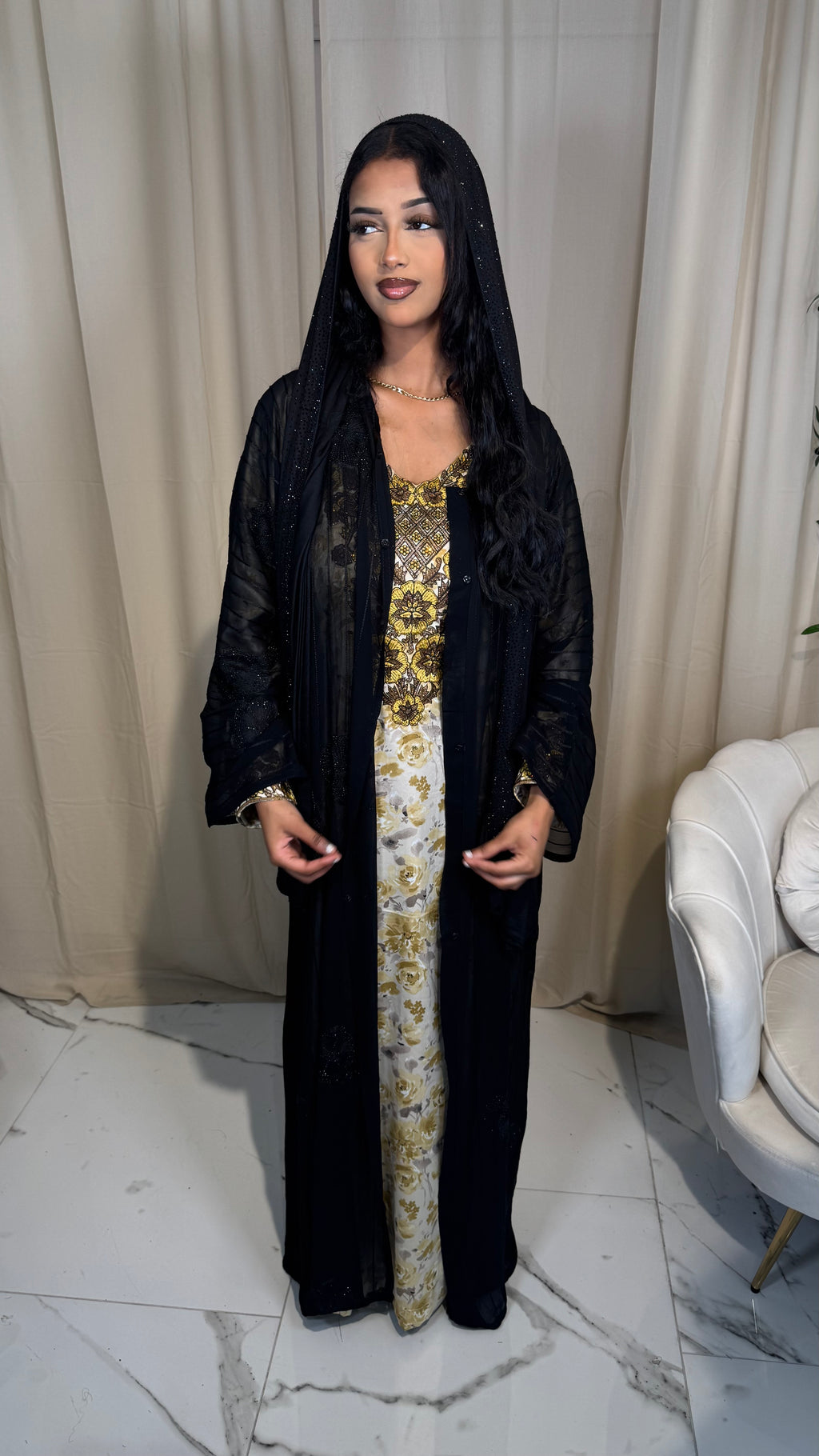 Premium Single Chiffon Abaya