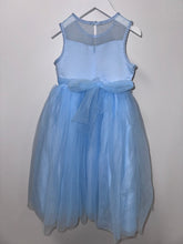 Load image into Gallery viewer, Baby Blue Flower Party Dress
