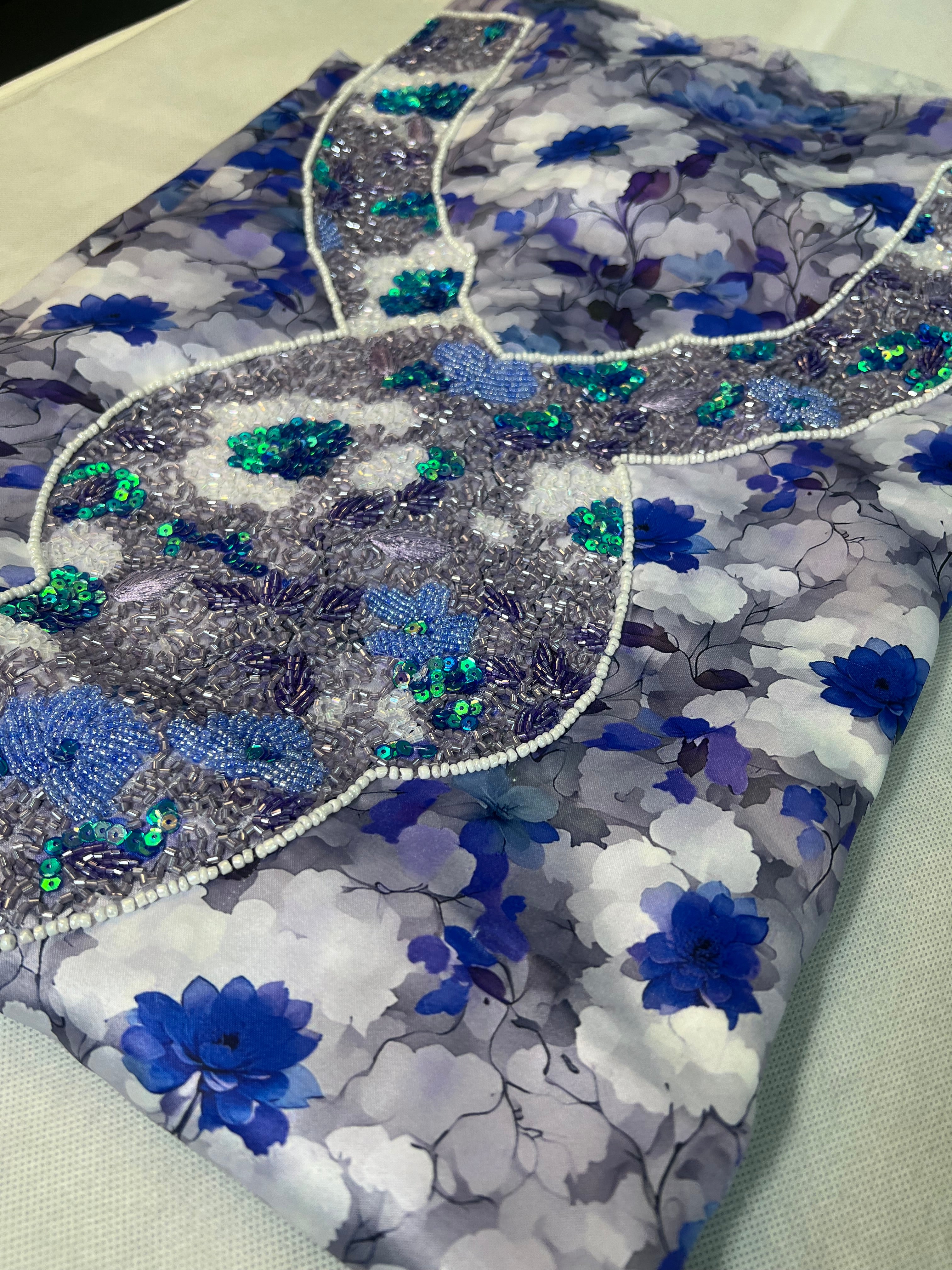 Unstitched Premium Silk Makhawer