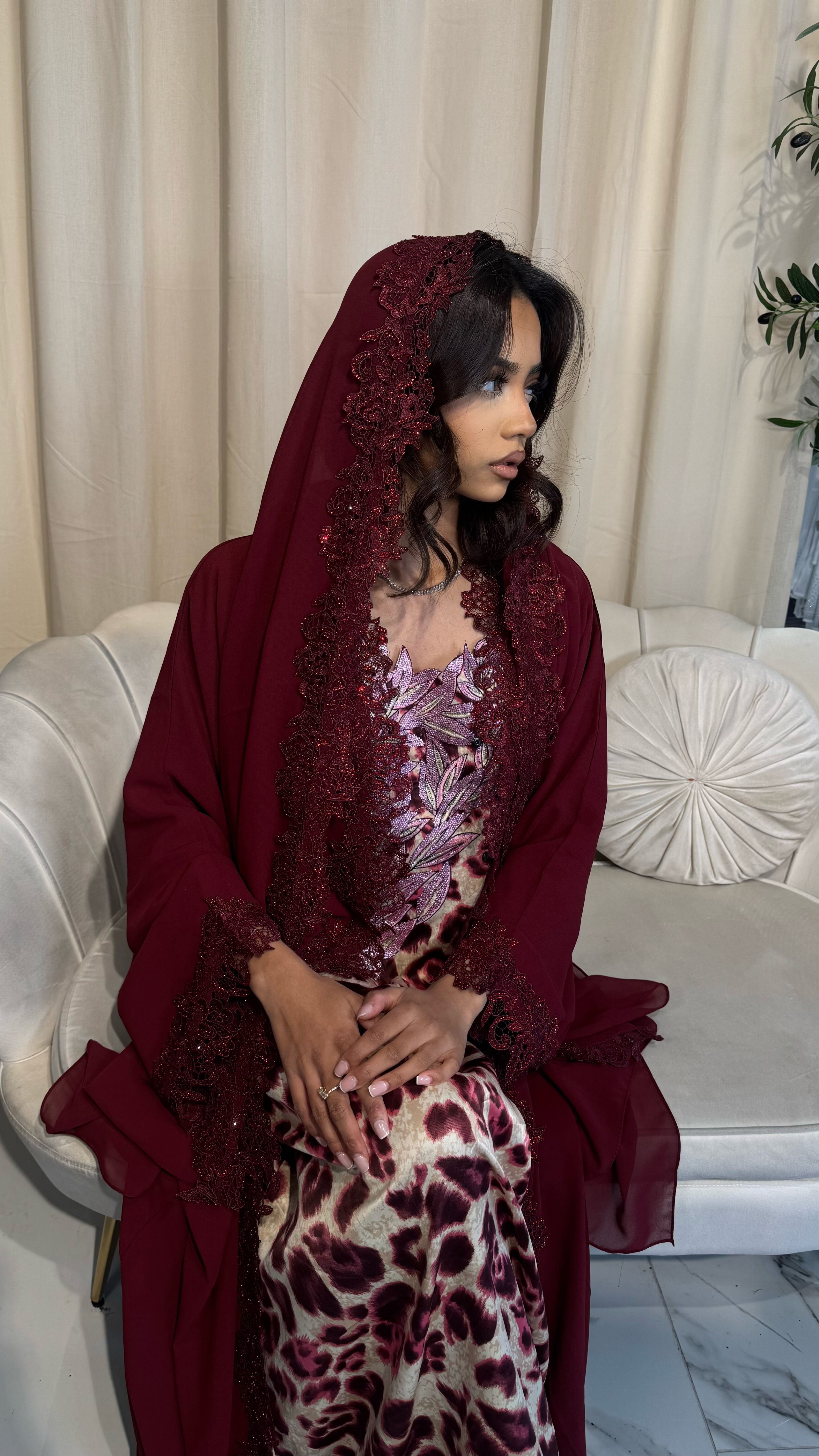 sachin and babi light blue dress Muslim Evening Party Dress Arabic Abaya Dress Diamond Beaded Dresses main image 0