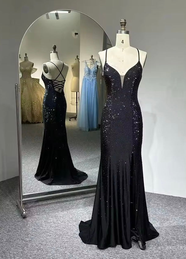 Black Rhinestone dress