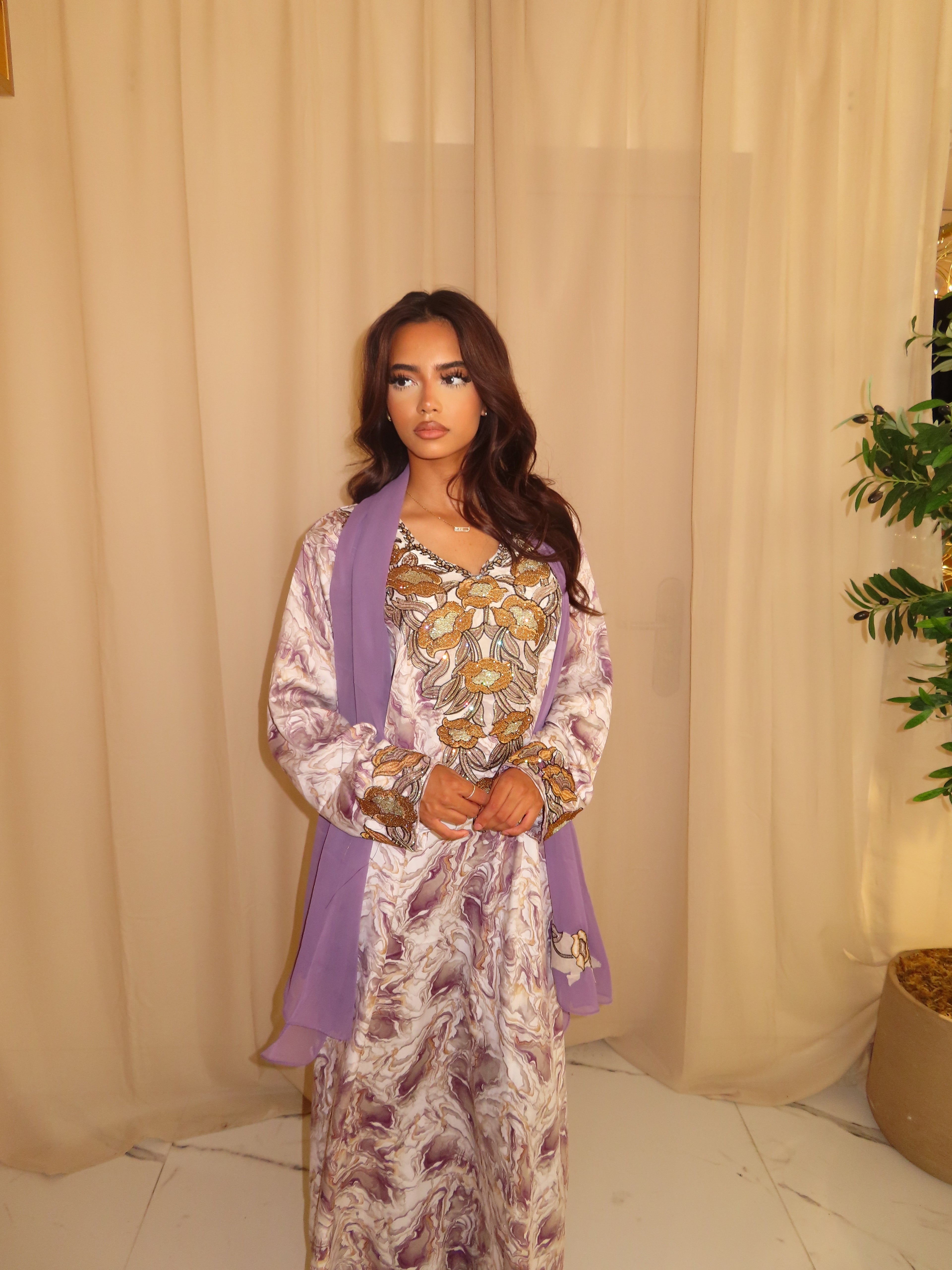 Purple and Gold Makhawer & sheila