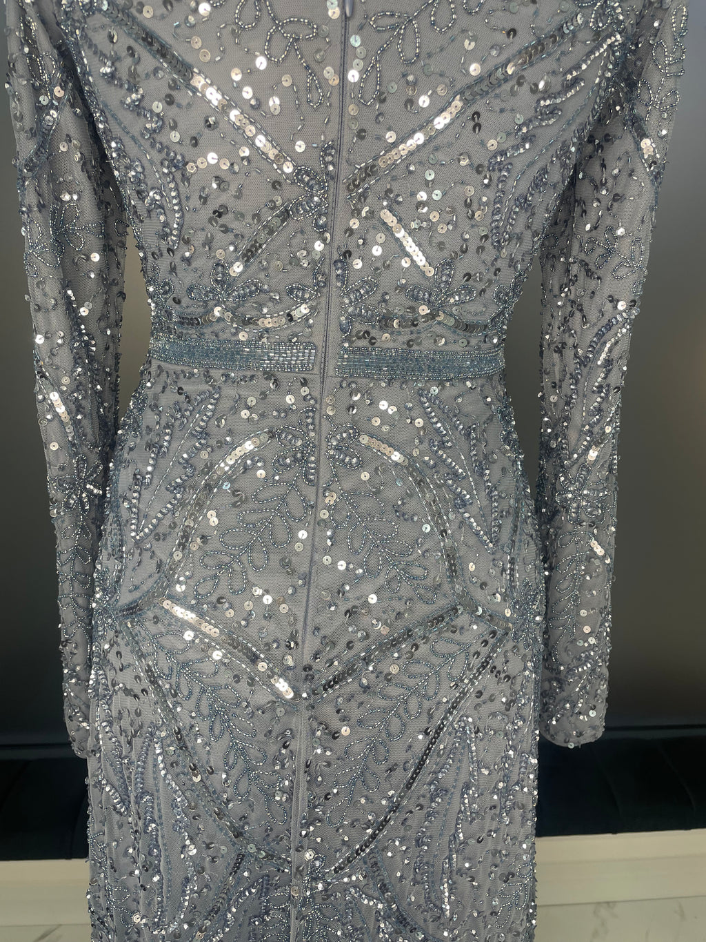 Dusty Blue Modest Dress