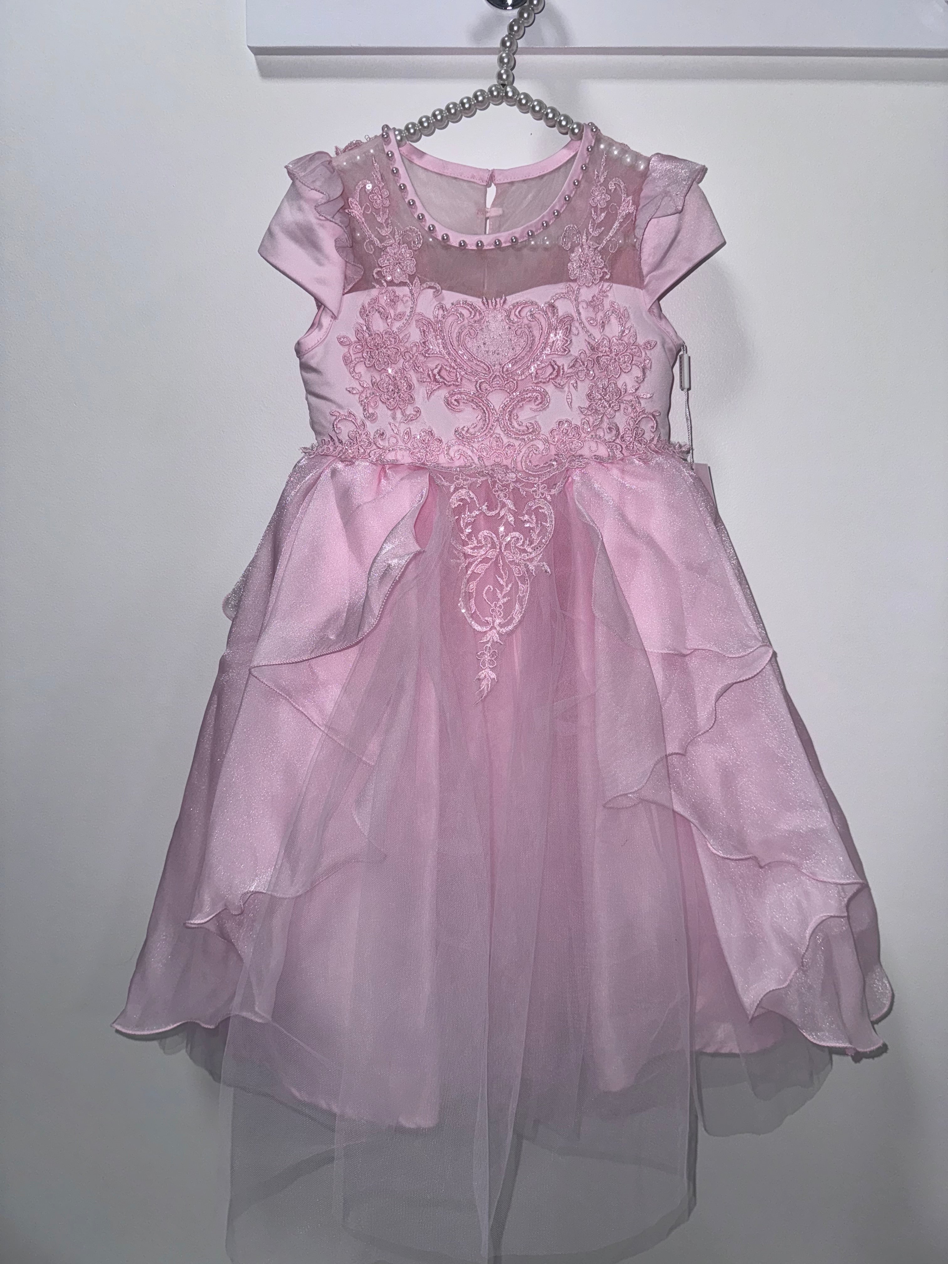 Lace and Pearl Party Dress