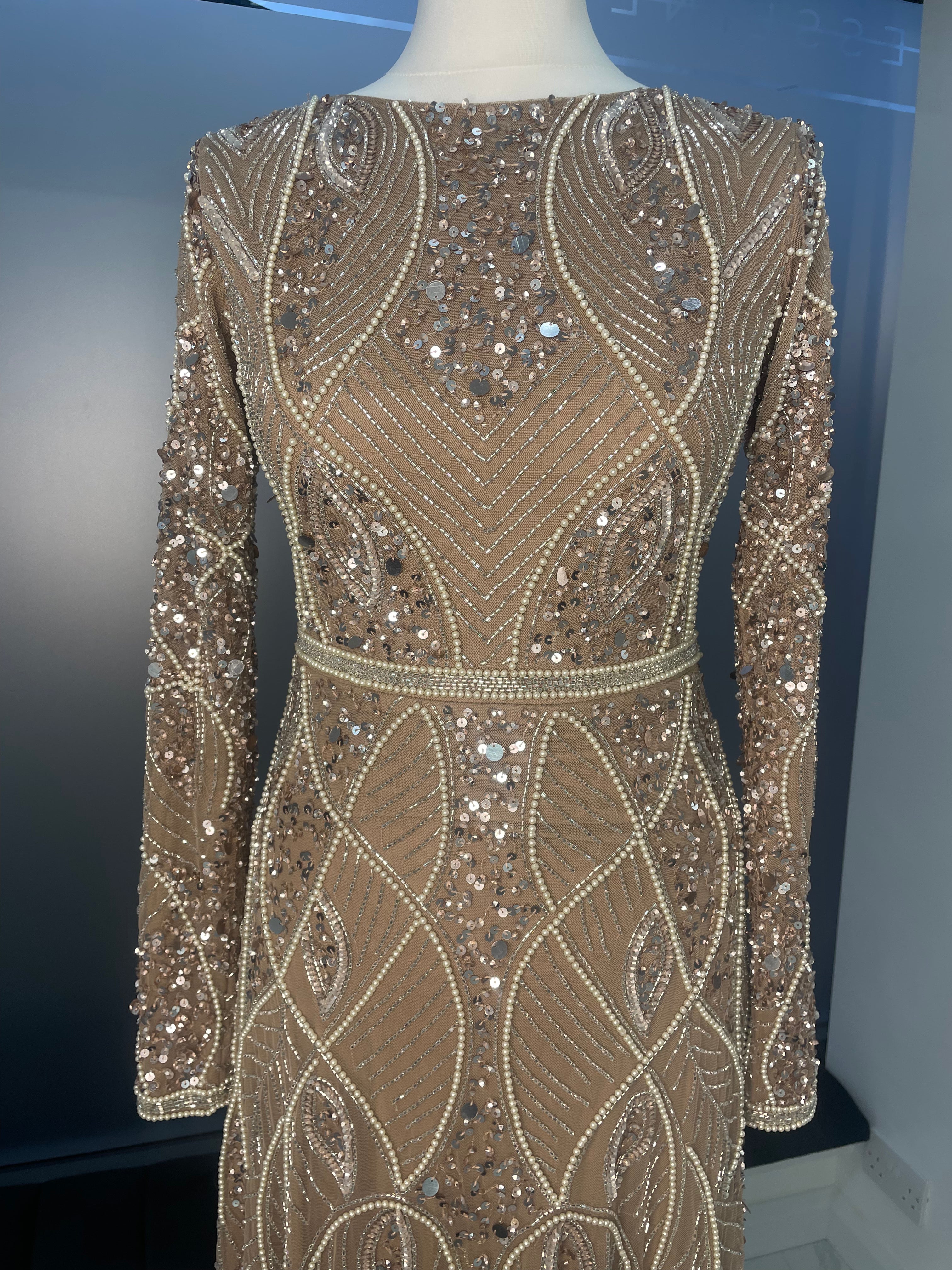 Mocha Modest Dress