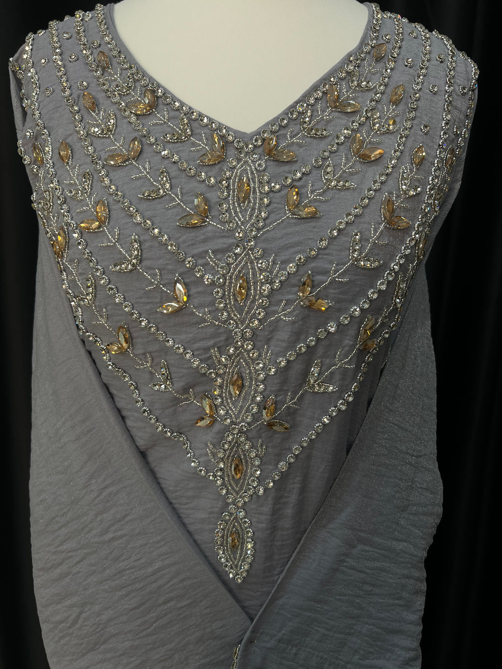 Grey Shimmer Makhawer Size (54)