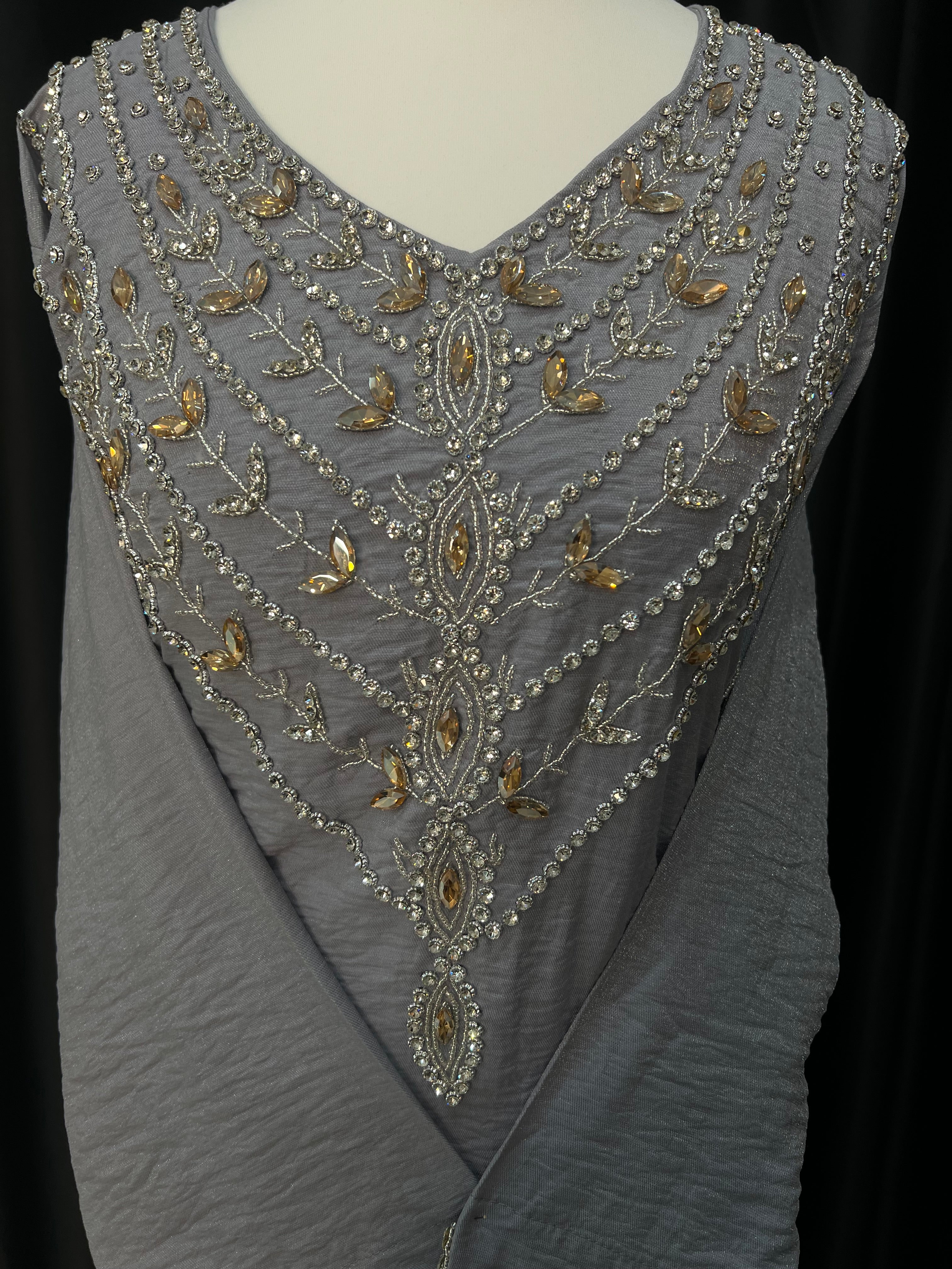 Grey Shimmer Makhawer Size (54)