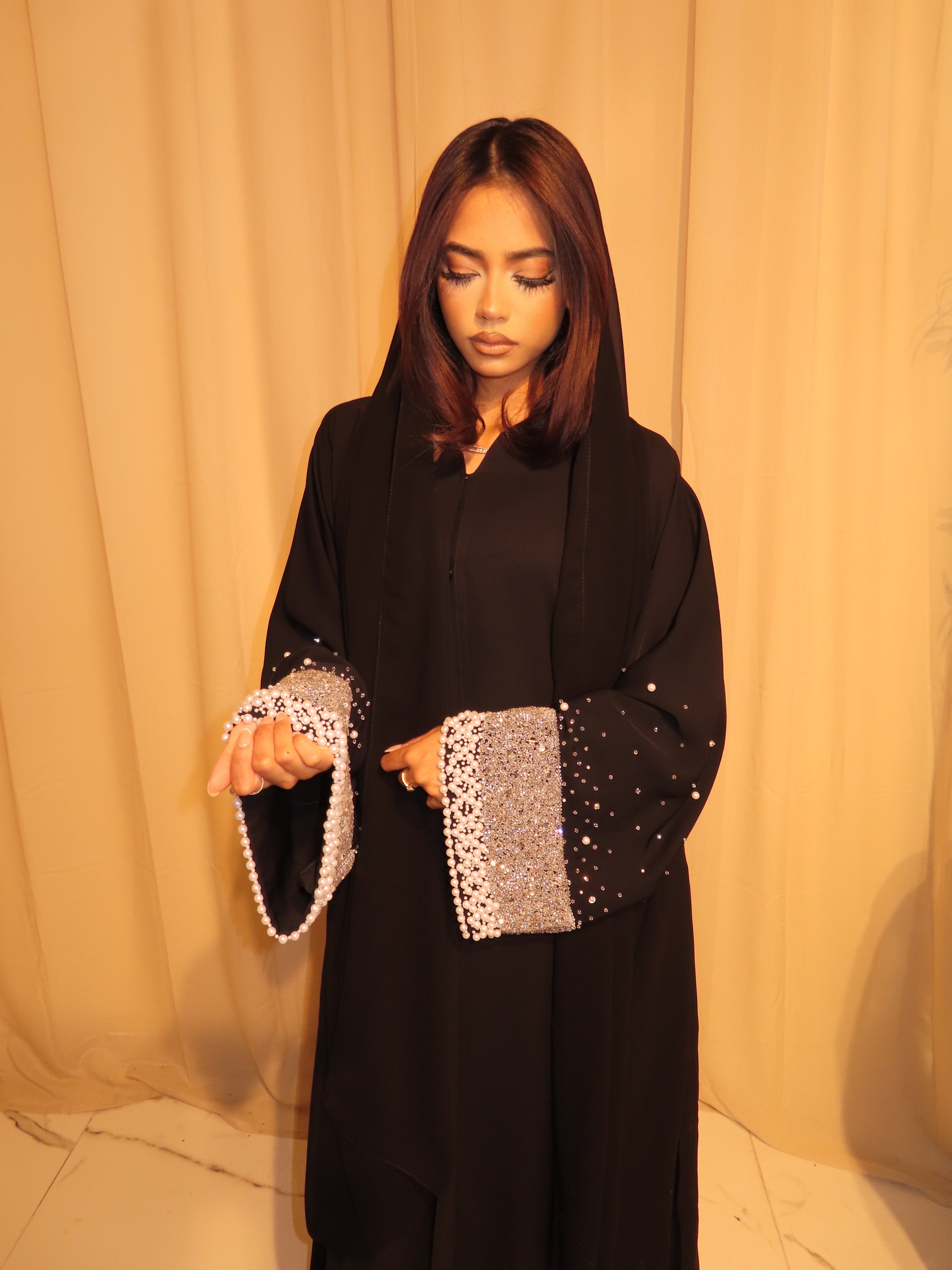 VIP Heavy Embellished Abaya & Hijab