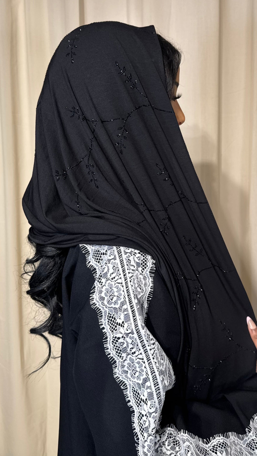 NEW Embellished Premium Jersey floral design.
