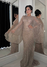 Load image into Gallery viewer, Wide sleeve embellished dress
