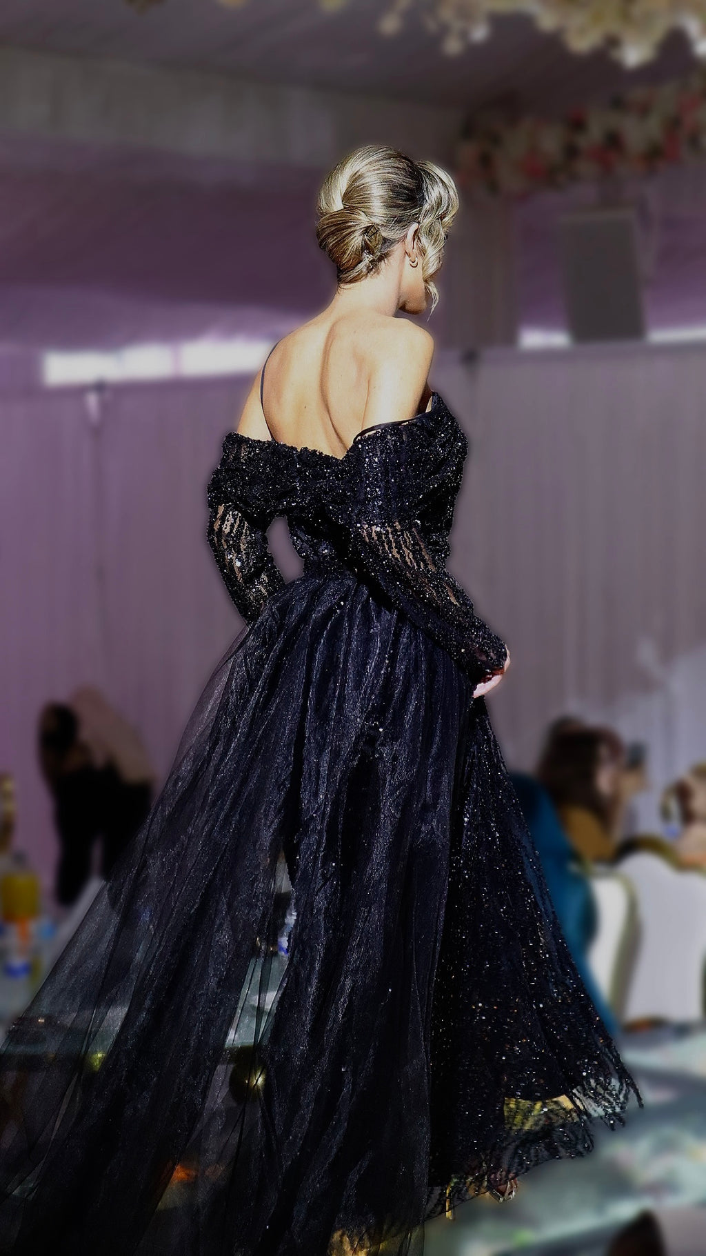 Off shoulder Sequin Dress