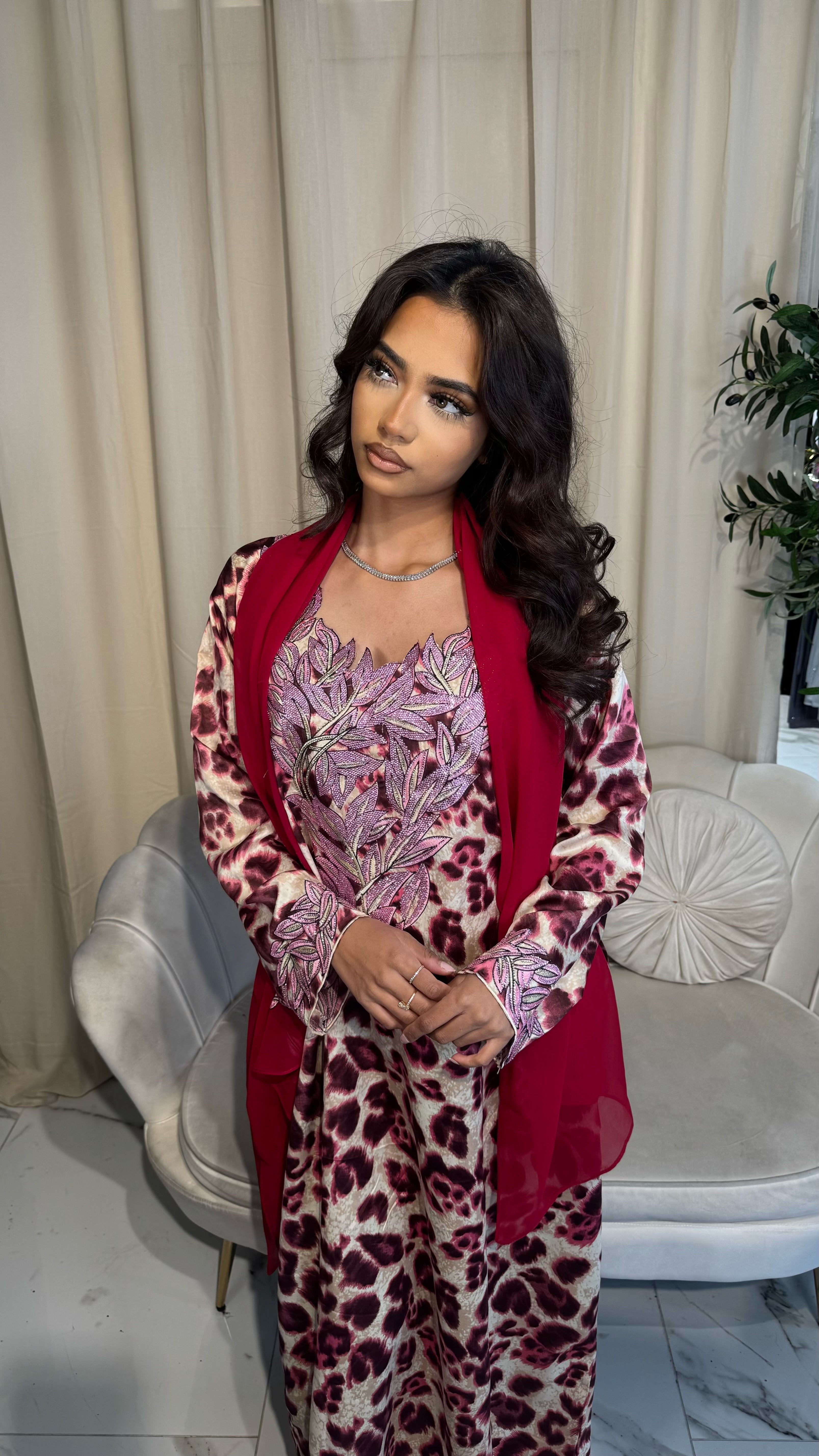Pink Leopard Print Makhawer & Sheila