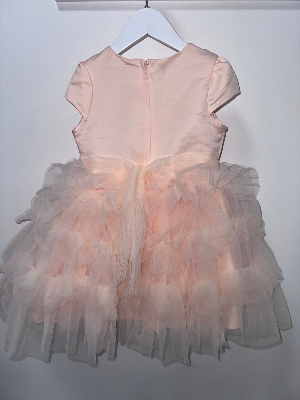 Peach  Pear Tulle Party Dress