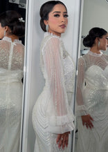 Load image into Gallery viewer, White Embellished dress
