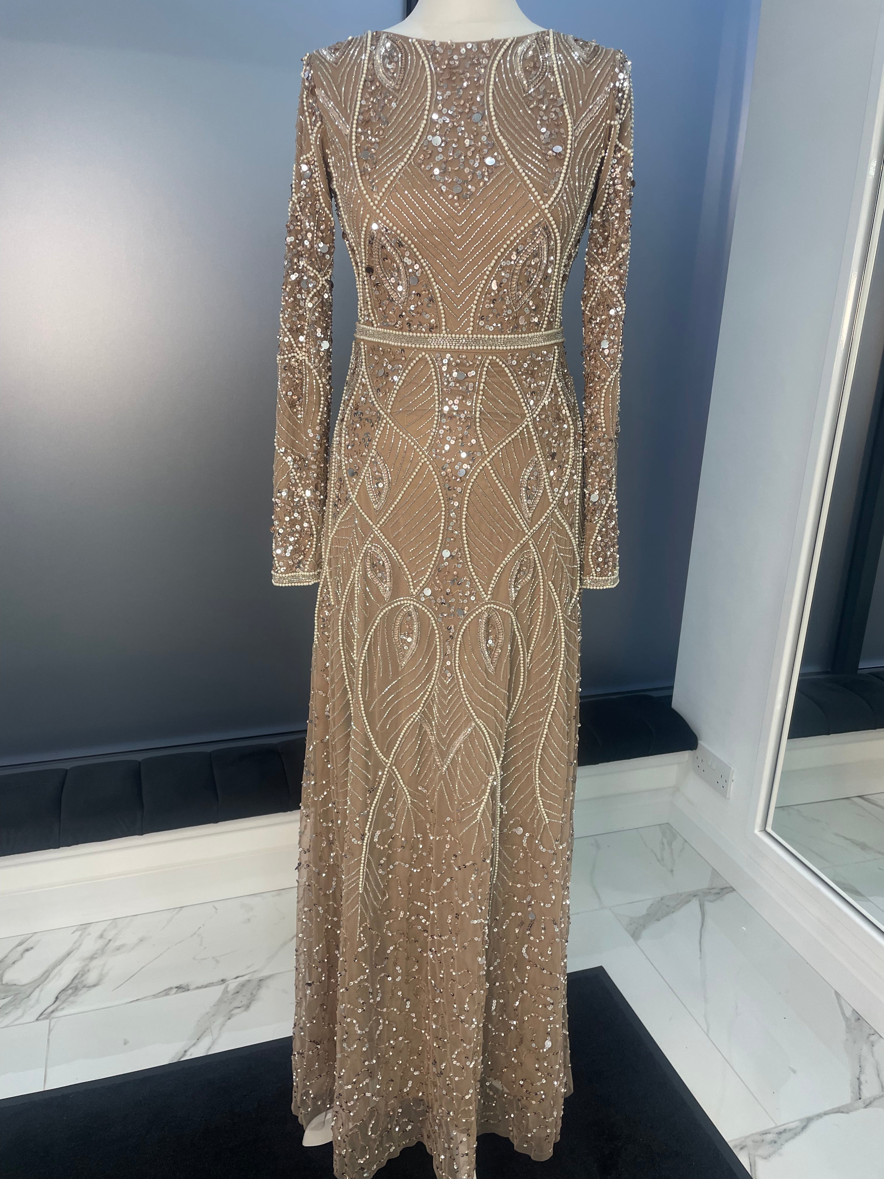 Mocha Modest Dress