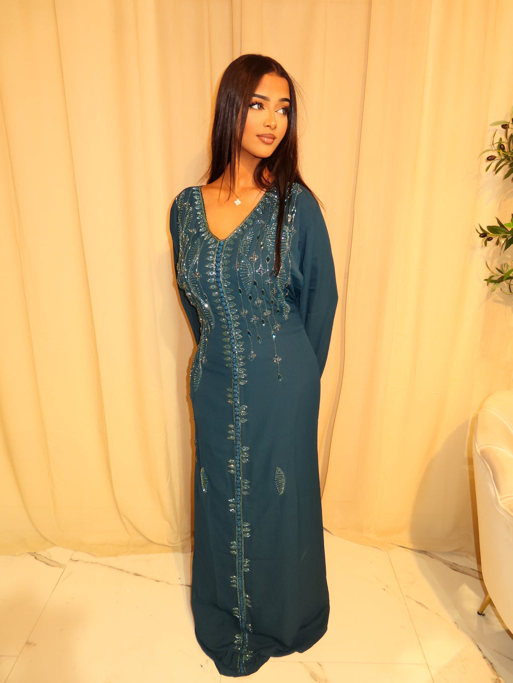 VIP Turquoise Kaftan