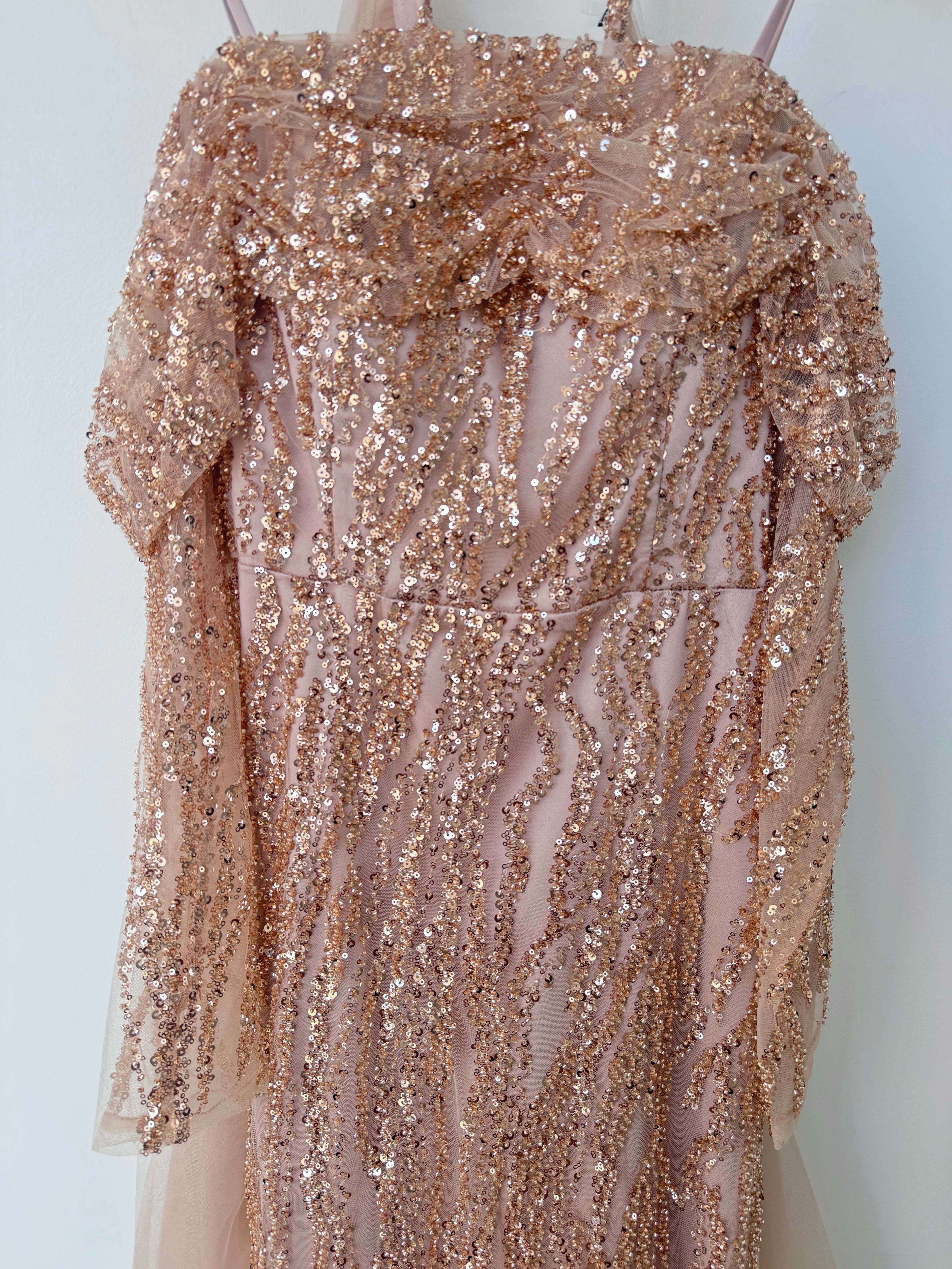 Off shoulder Sequin Dress