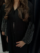 Load image into Gallery viewer, Beaded cuff Abaya
