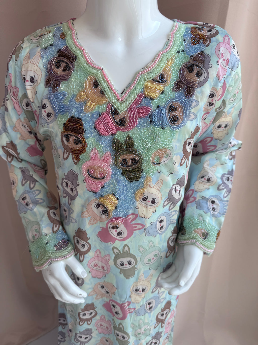 Labubu Green/Multi Makhawer
