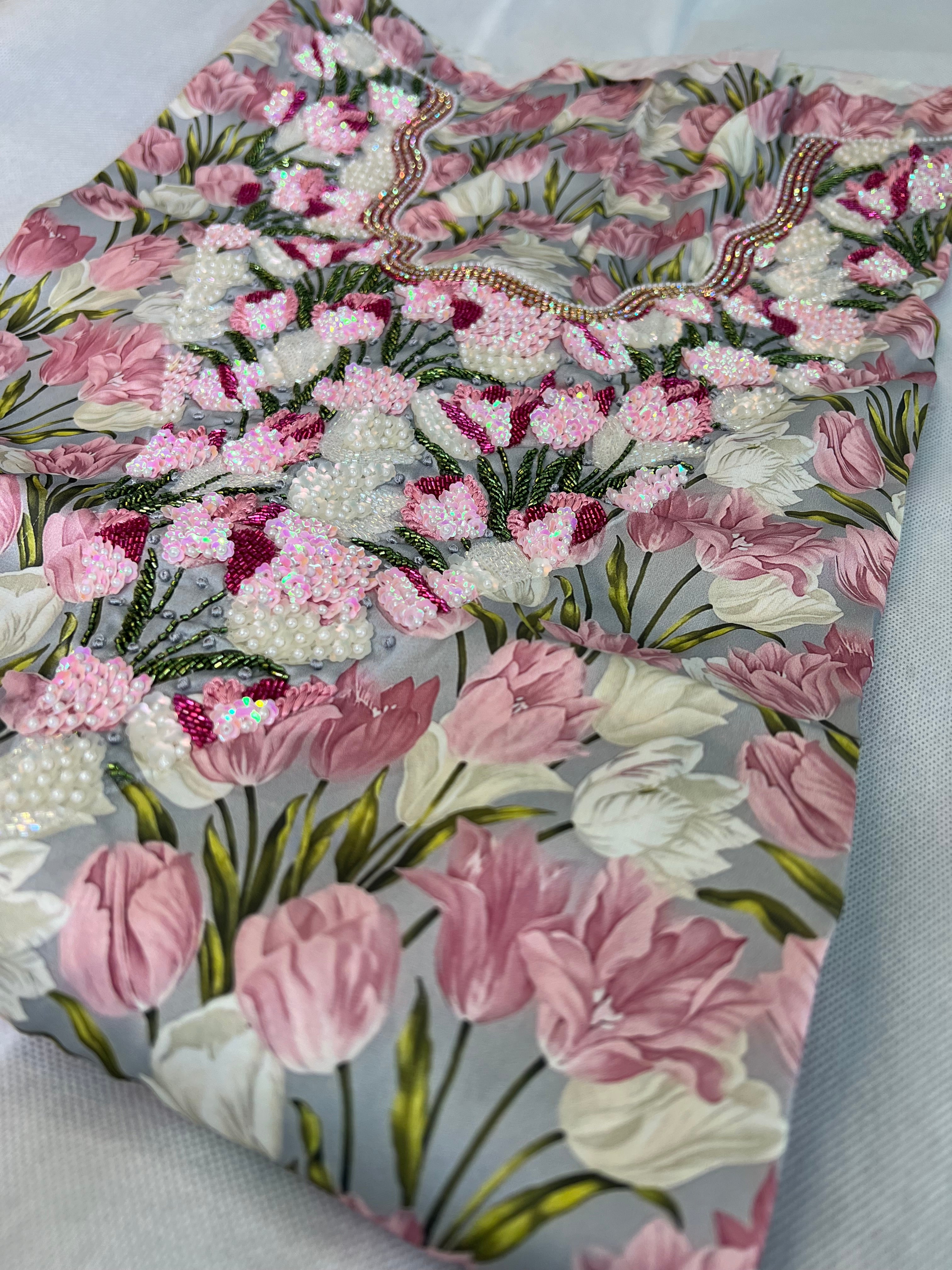 Unstitched Premium Silk Makhawer