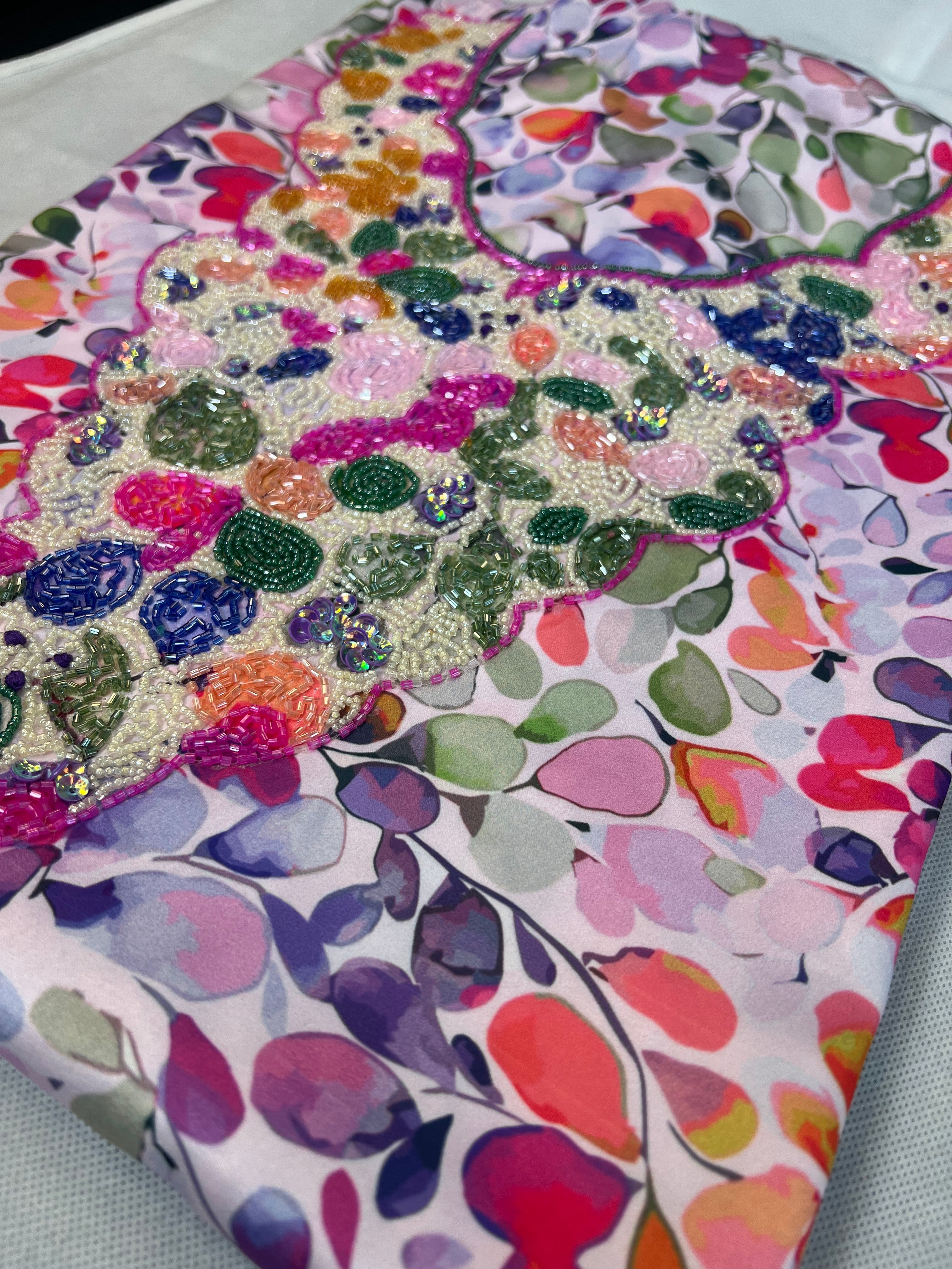 Unstitched Premium Silk Makhawer