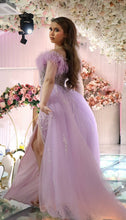 Load image into Gallery viewer, Feather embellished dress

