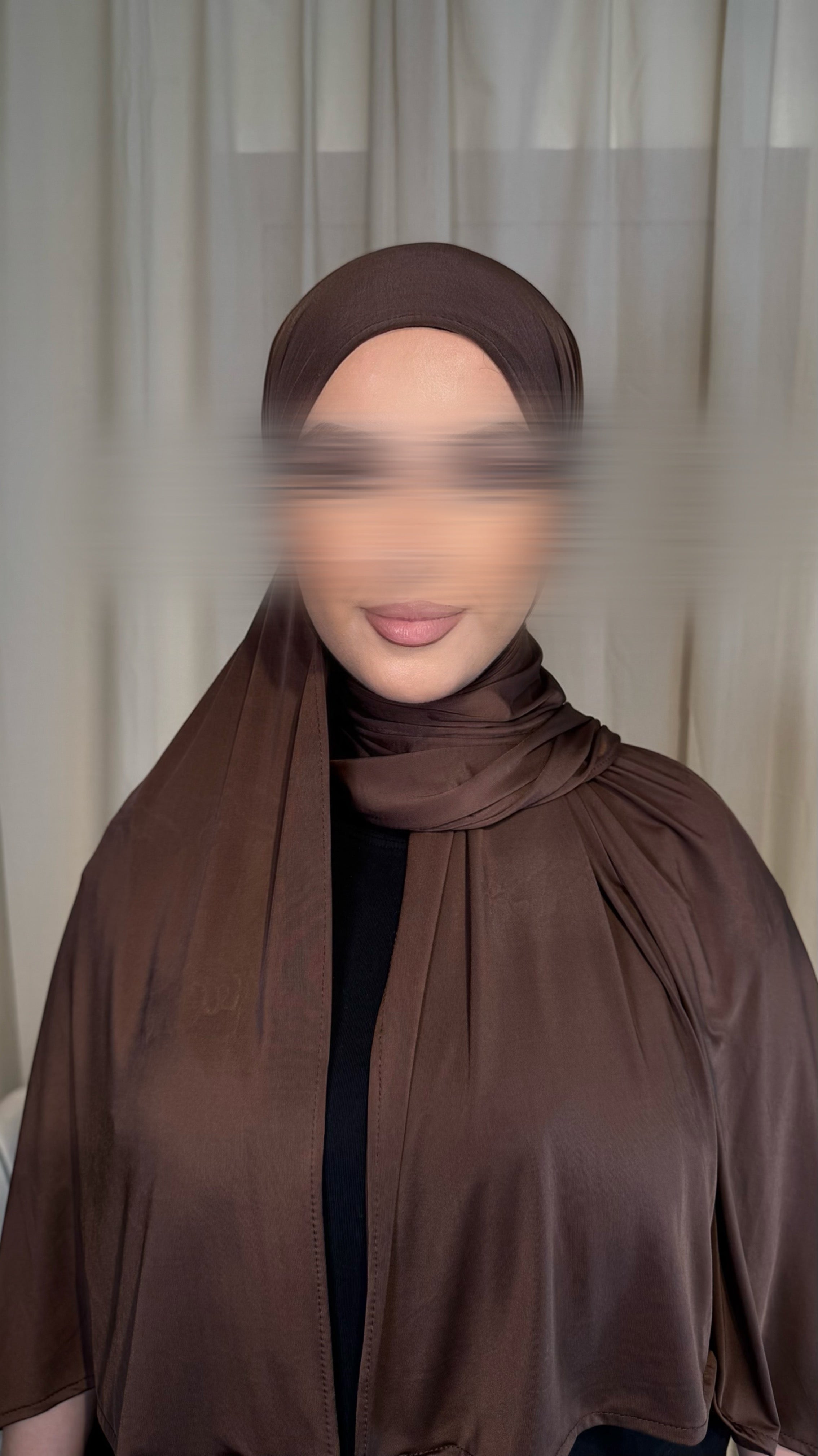 Chocolate Brown Liquid Jersey