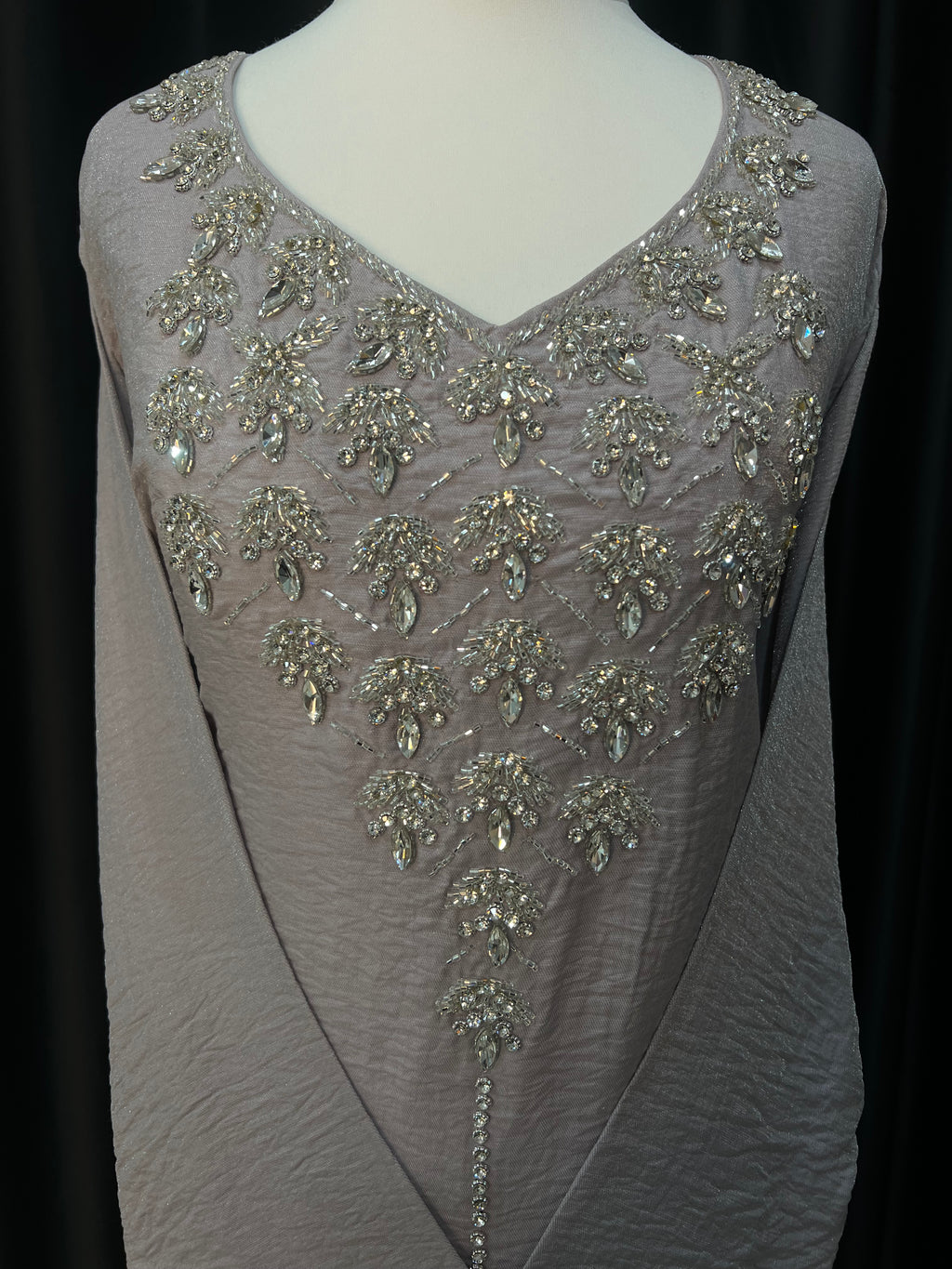 Grey Shimmer Makhawer size (52)