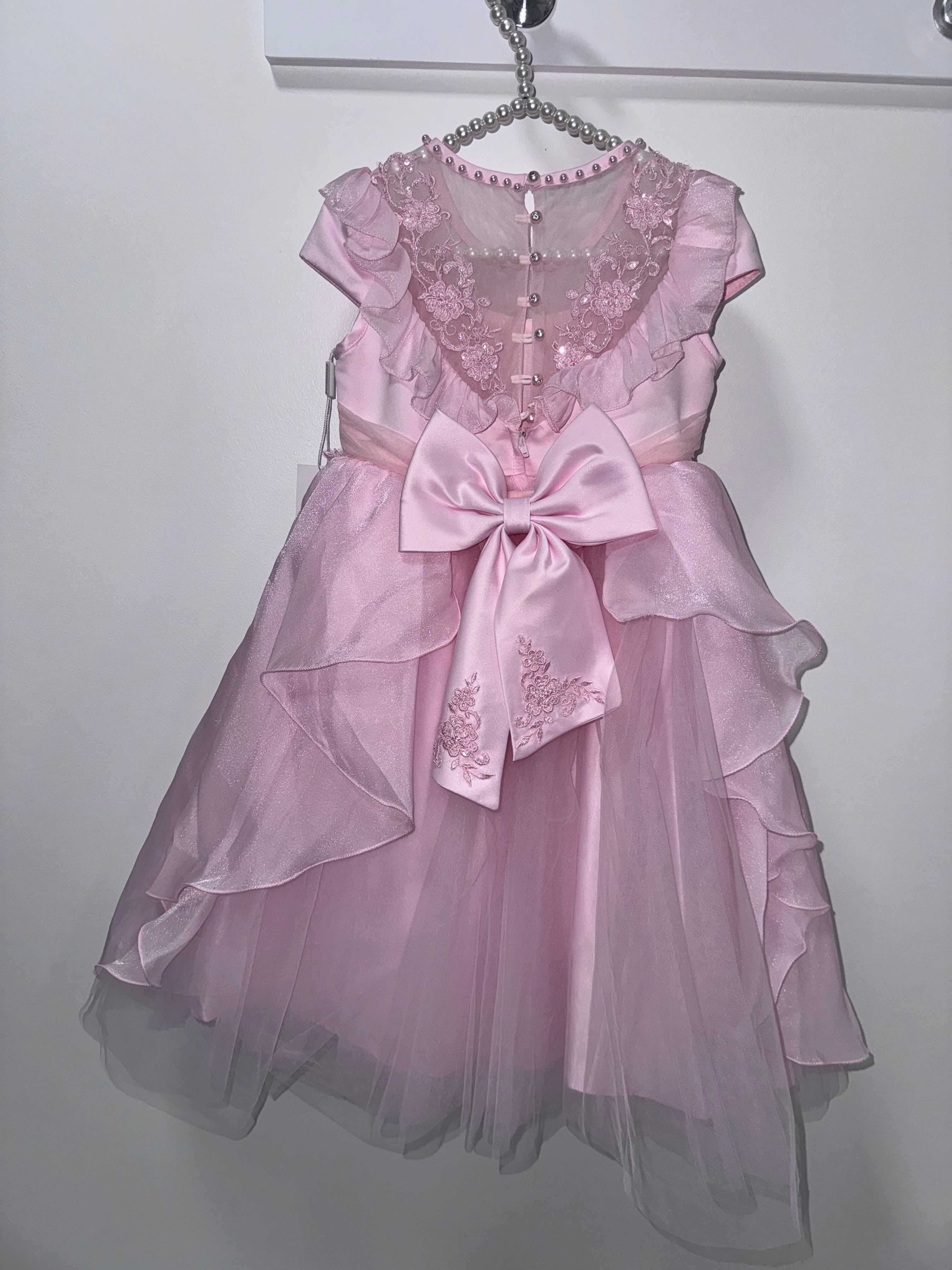 Lace and Pearl Party Dress