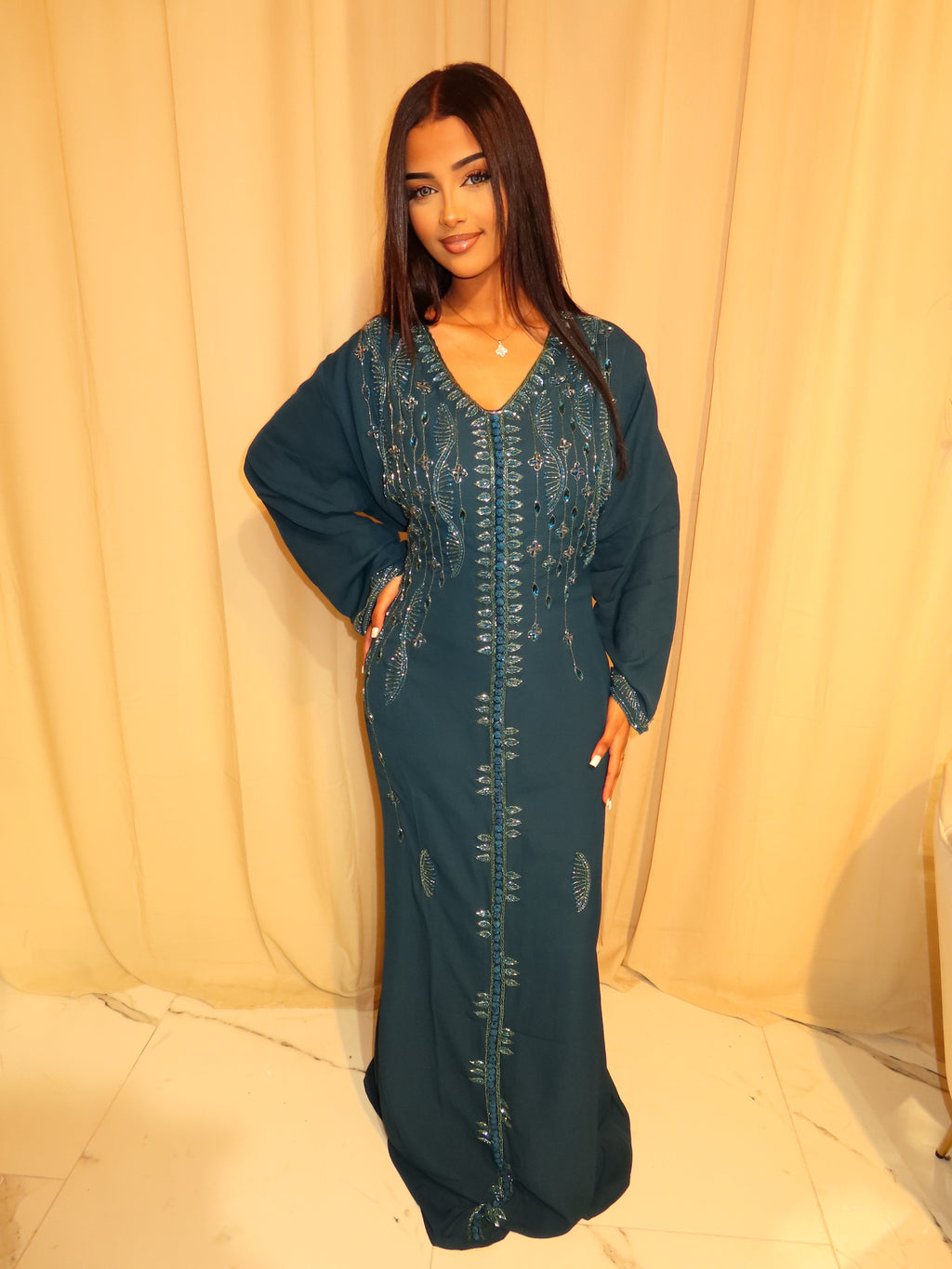 VIP Turquoise Kaftan