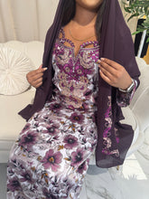 Load image into Gallery viewer, Purple Gold Makhwer &amp; Sheila
