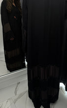 Load image into Gallery viewer, Chiffon and nida beaded Abaya
