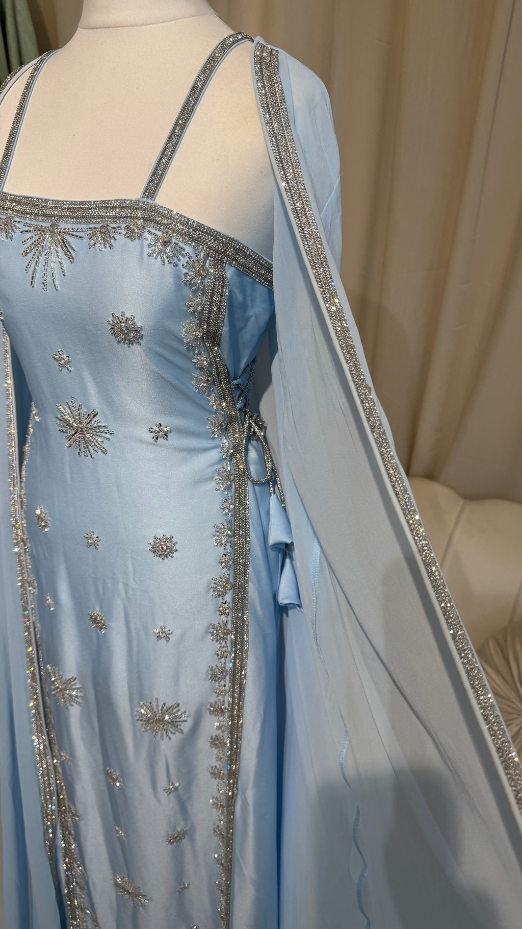 VIP Baby Blue Emirati Dress