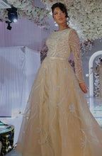 Load image into Gallery viewer, Long sleeve embellished dress

