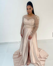 Load image into Gallery viewer, Beaded Satin Dress
