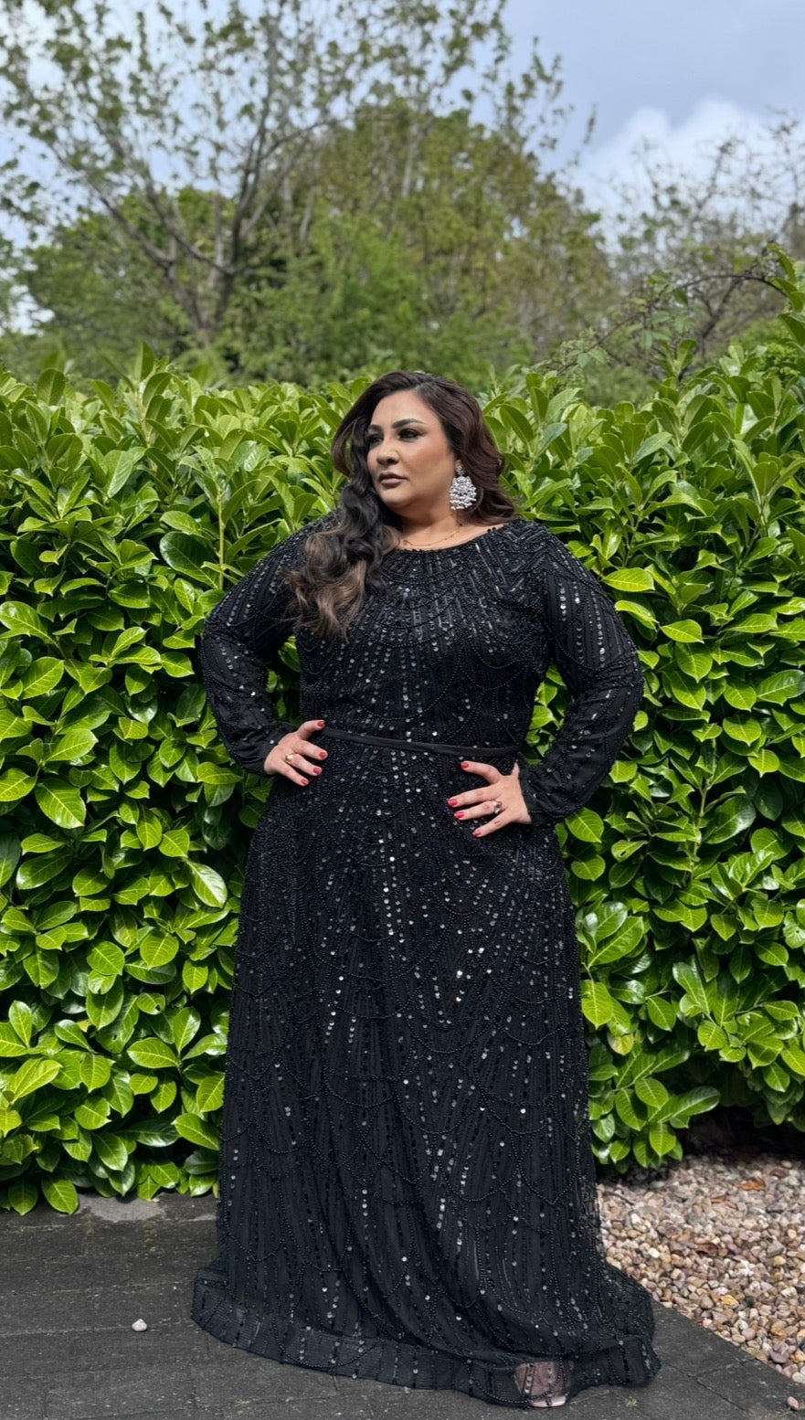 Black Embellished Dress
