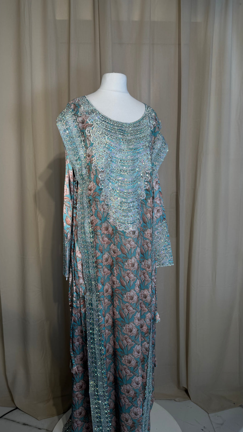 *VIP* Turquoise Corset Emirati Makhawer