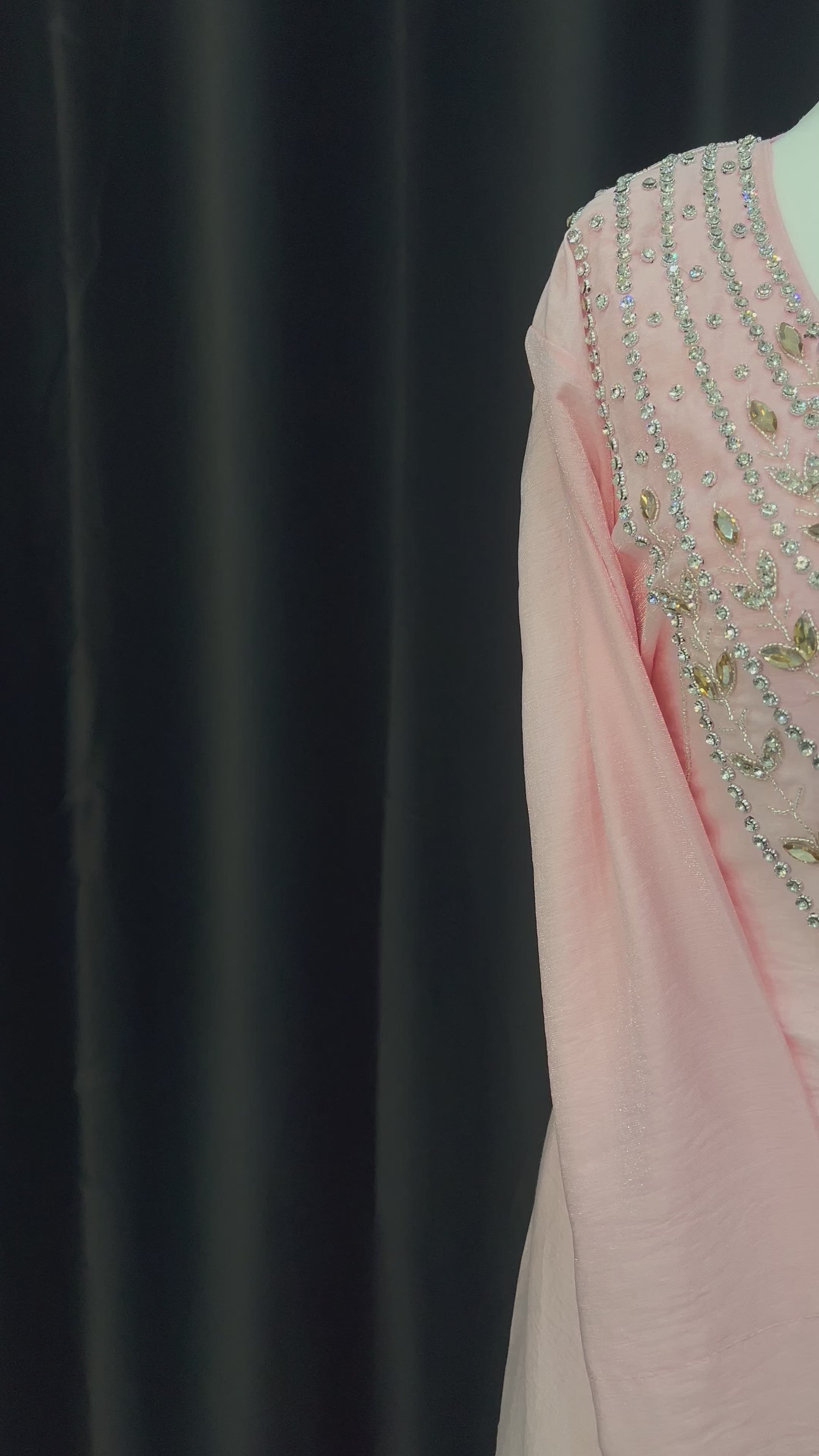 Baby Pink Shimmer Makhawer Size (54)