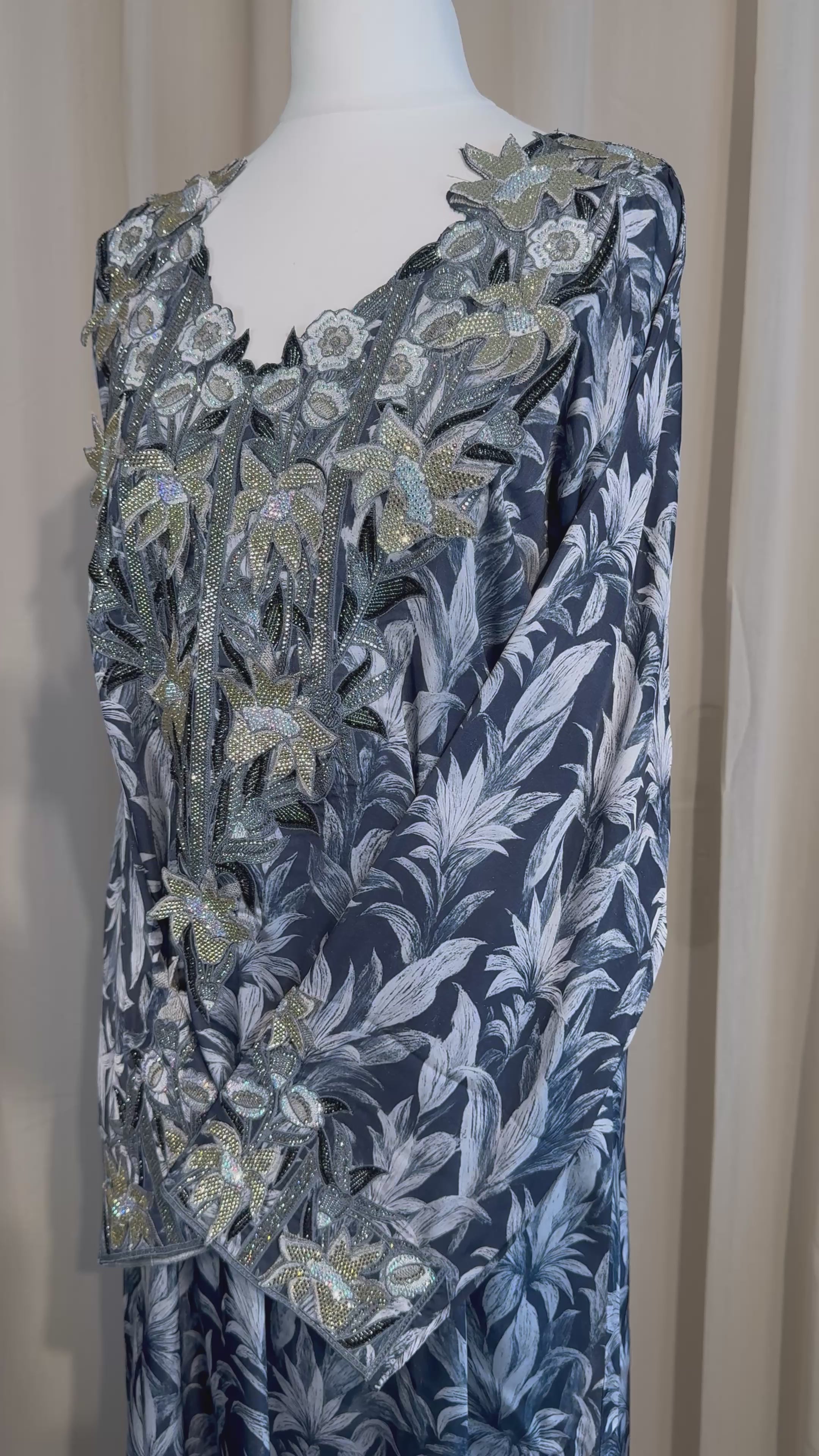 *VIP* 3D Blue Silk Makhawer